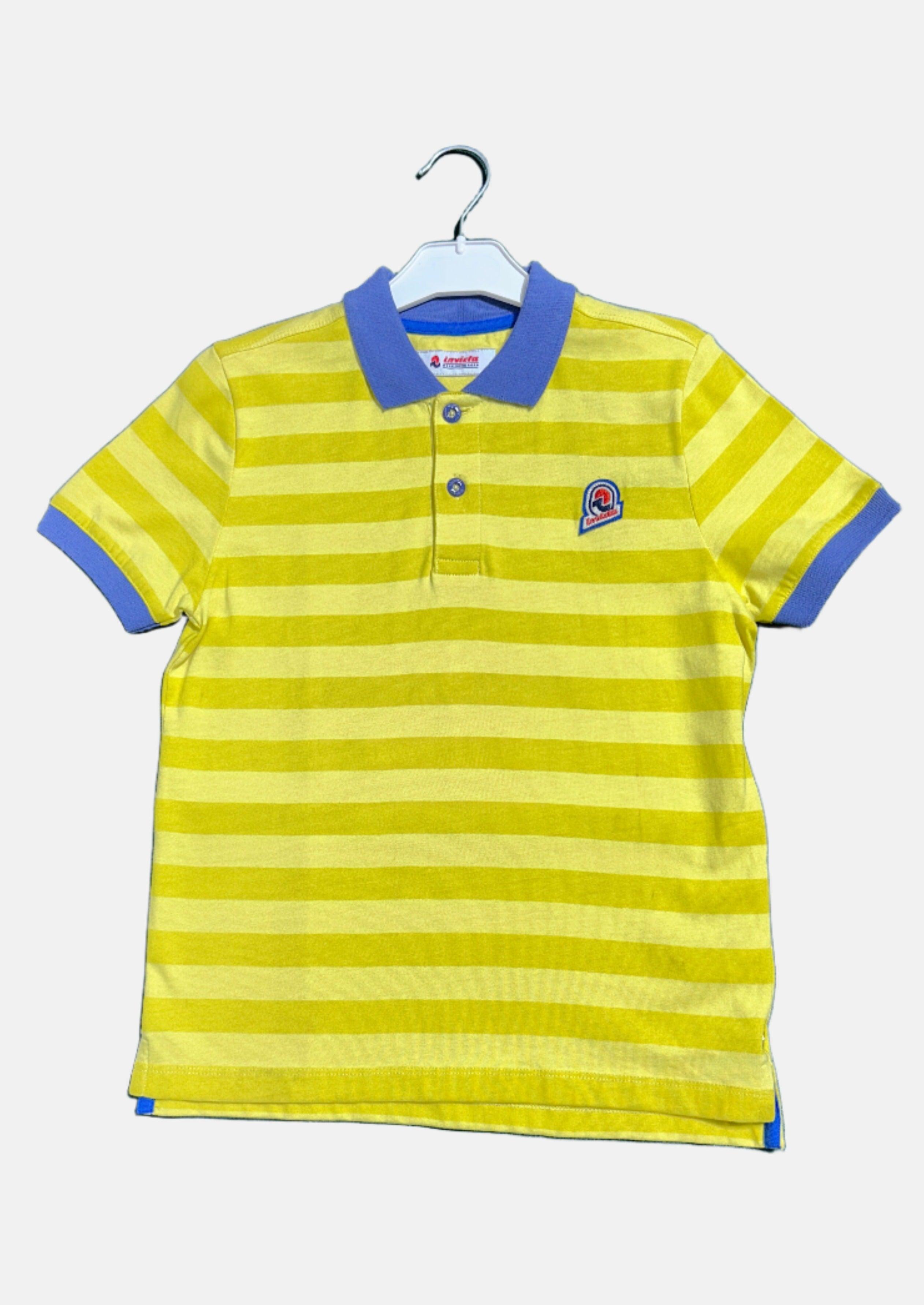 INVICTA BOYS POLO T-SHIRT YELO-8Y