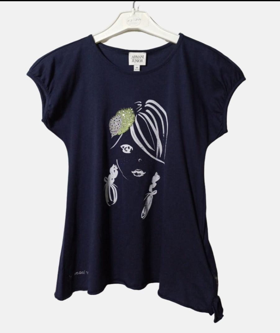 تي شيرت ARMANI للبنات H854C