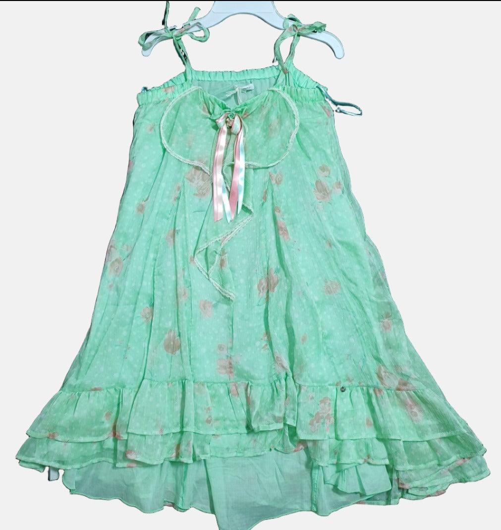 MISS GRANT GREEN-42 GIRLS DRESS 03G24116069