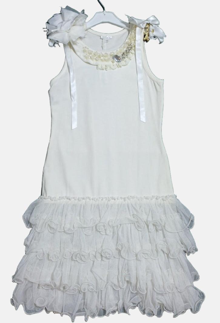 MISS GRANT WHITE-44 GIRLS DRESS