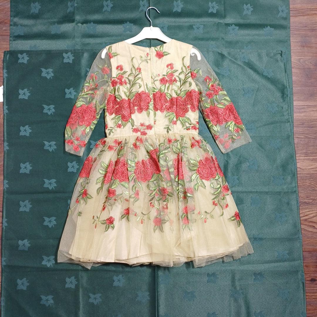 DAVID CHARLES GOLDEN-11Y GIRLS DRESS DC0037