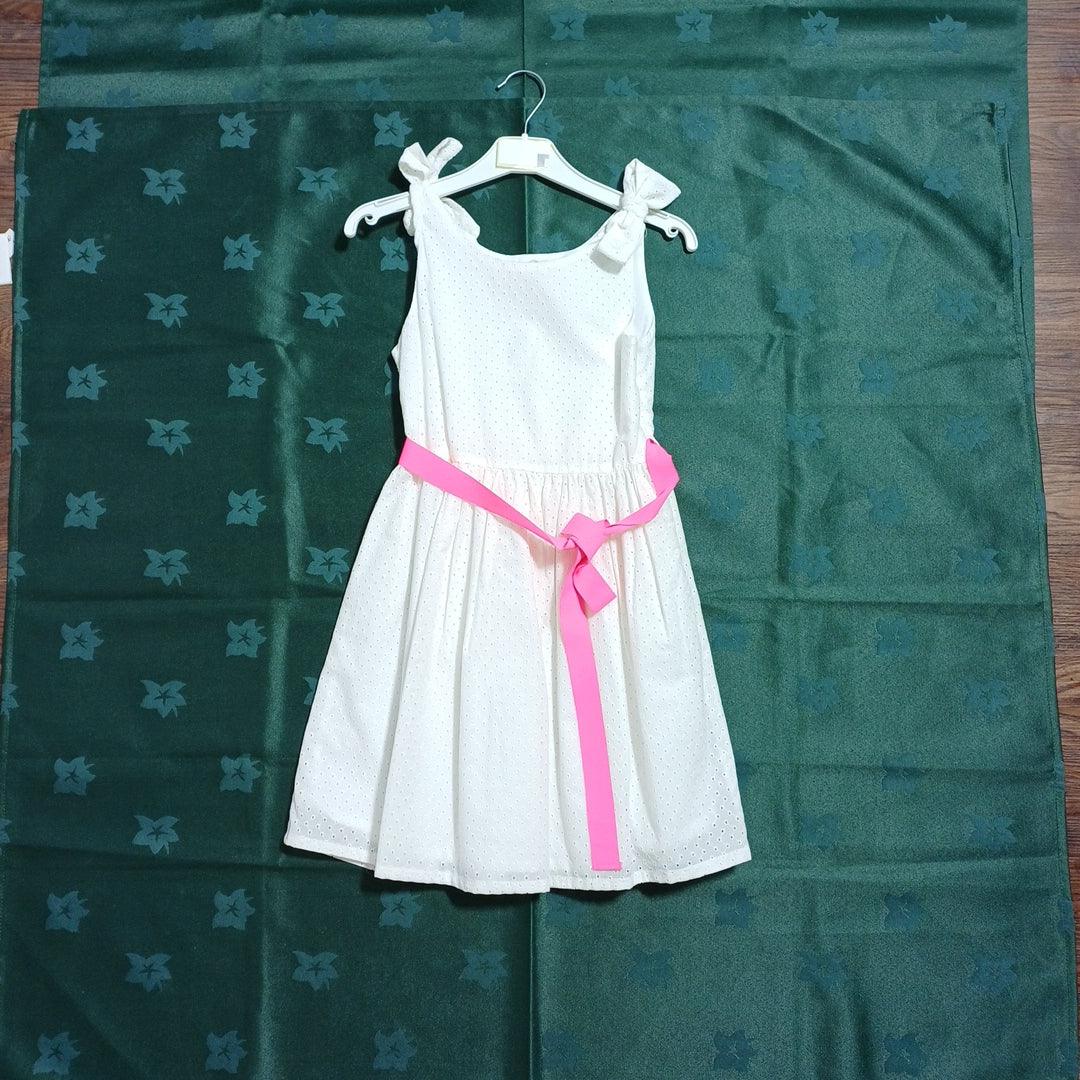 HOLLY HASTIE WHITE-7-8Y GIRL DRESS HH0017