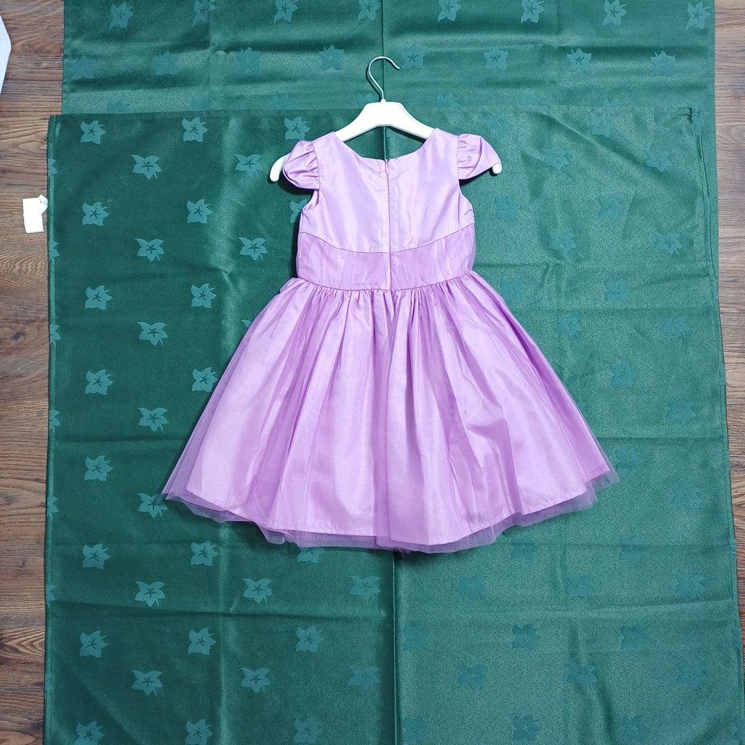 Goose Girls Short Sleeve Dress G4 Purple G19Y60119