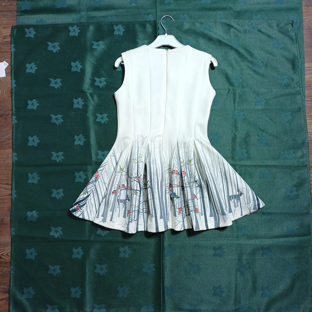 PICCOLA LUDO WHITE GIRL DRESS PICCO 0003