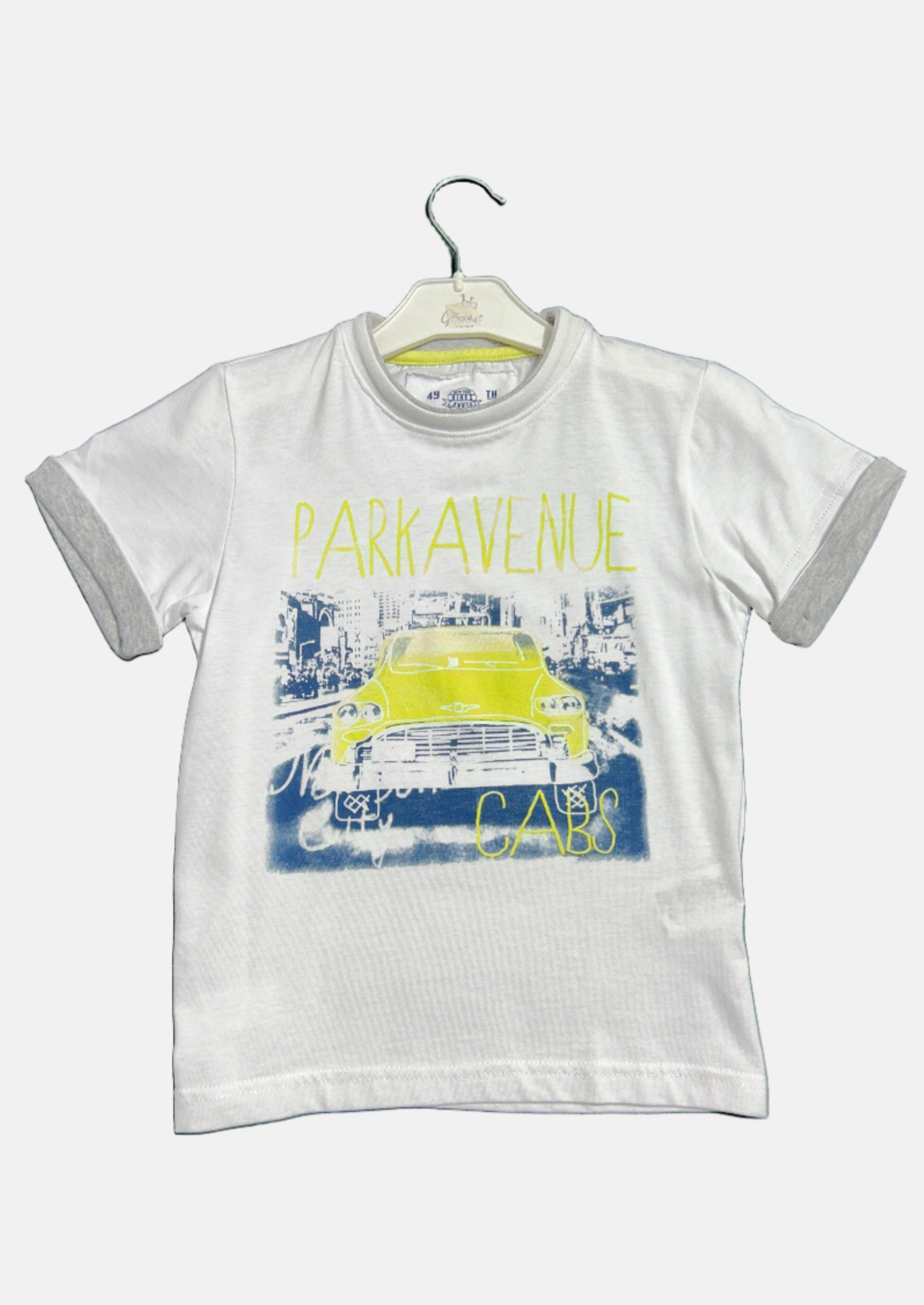 PIXEL WHITE BOY T-SHIRT RN SS H116