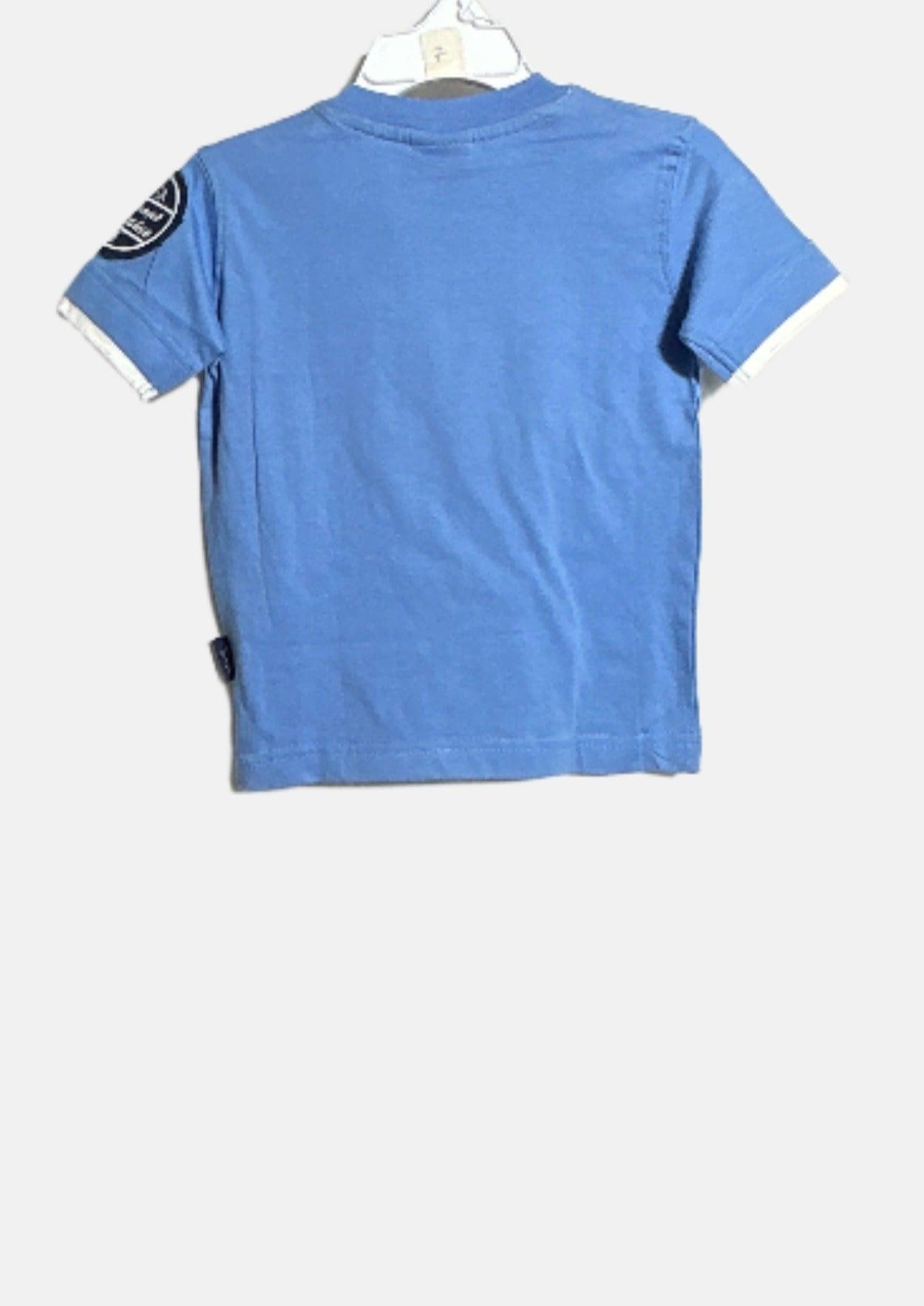 تي شيرت للأولاد من Harmont&Blain JML083، BLU18M