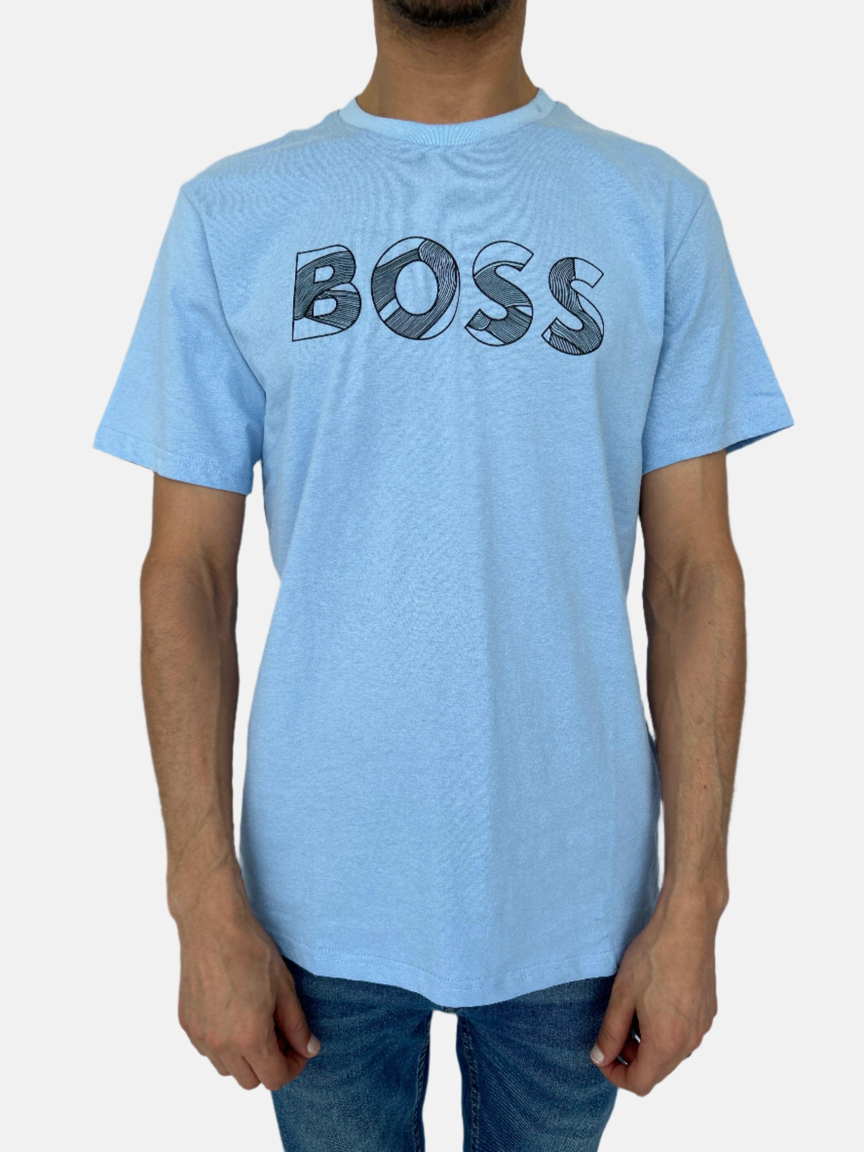 BOSS Sky Blue Roundneck T-shirt
