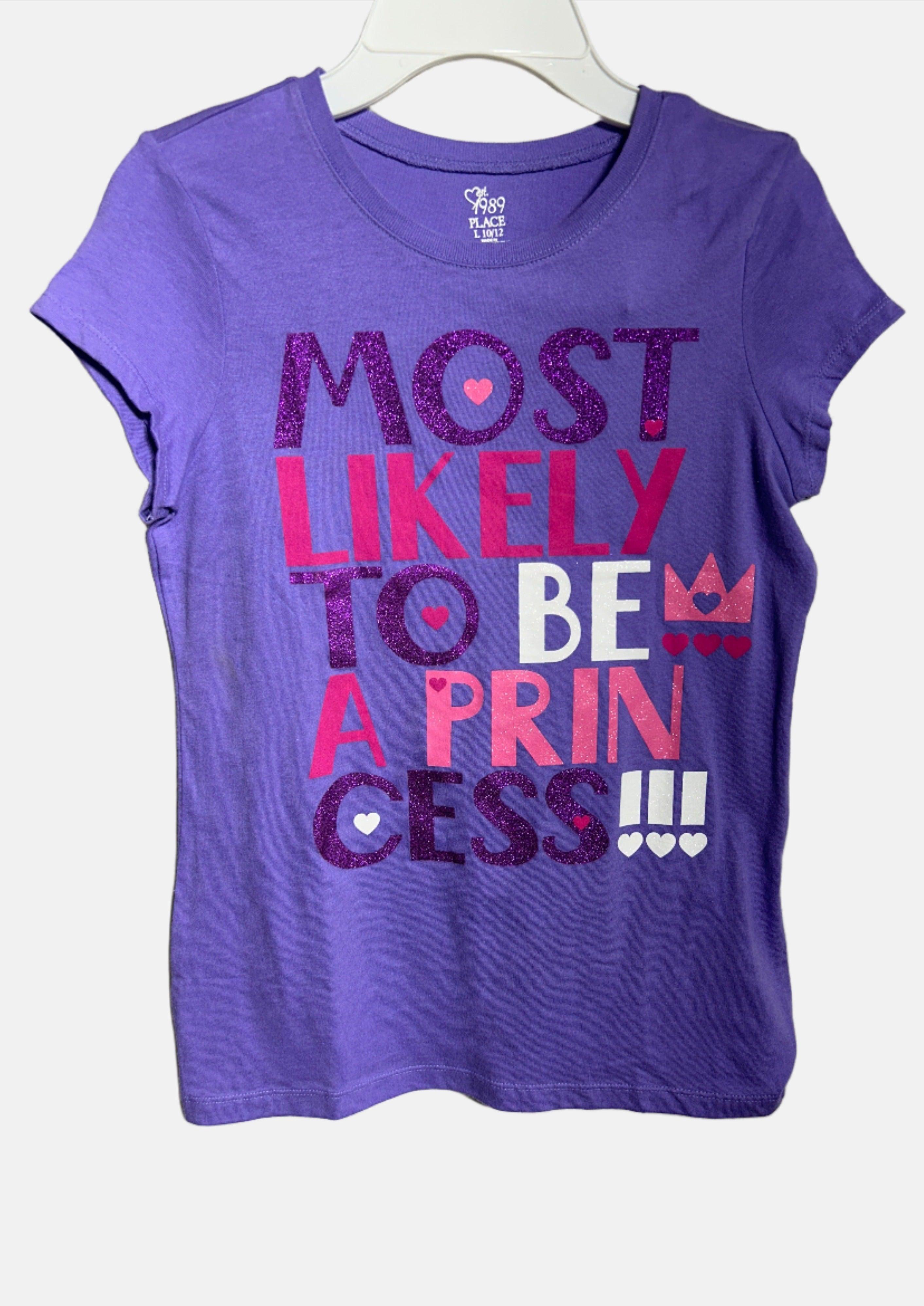 مكان PRPL-L (10/12) قميص RN للفتيات مقاس SS