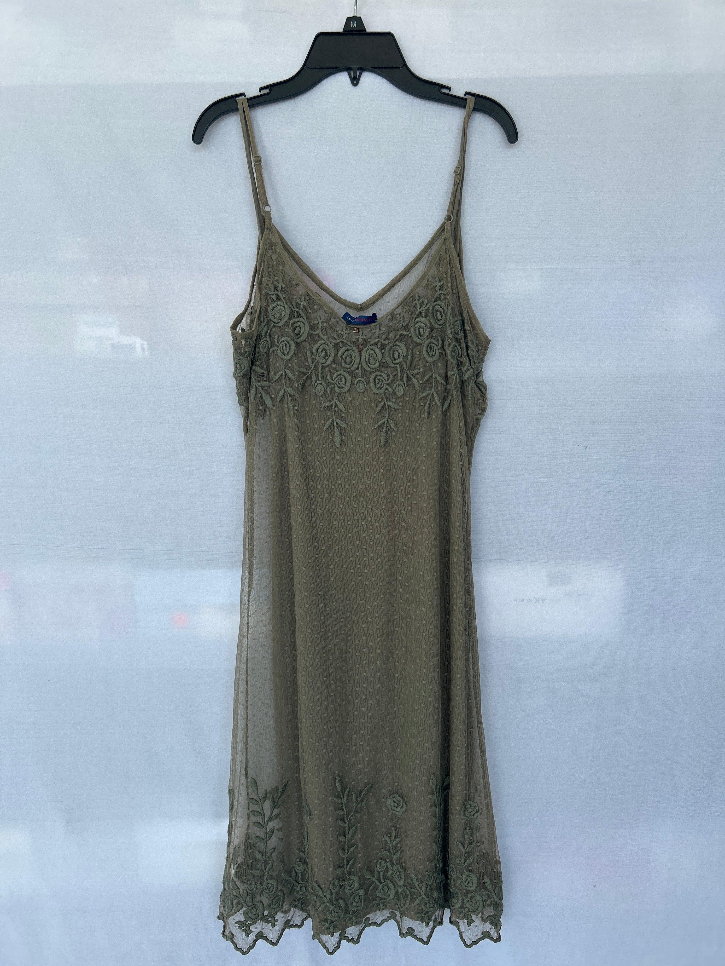 فستان نسائي بدون أكمام من تروساردي 561602 باللون الأخضر Col-57