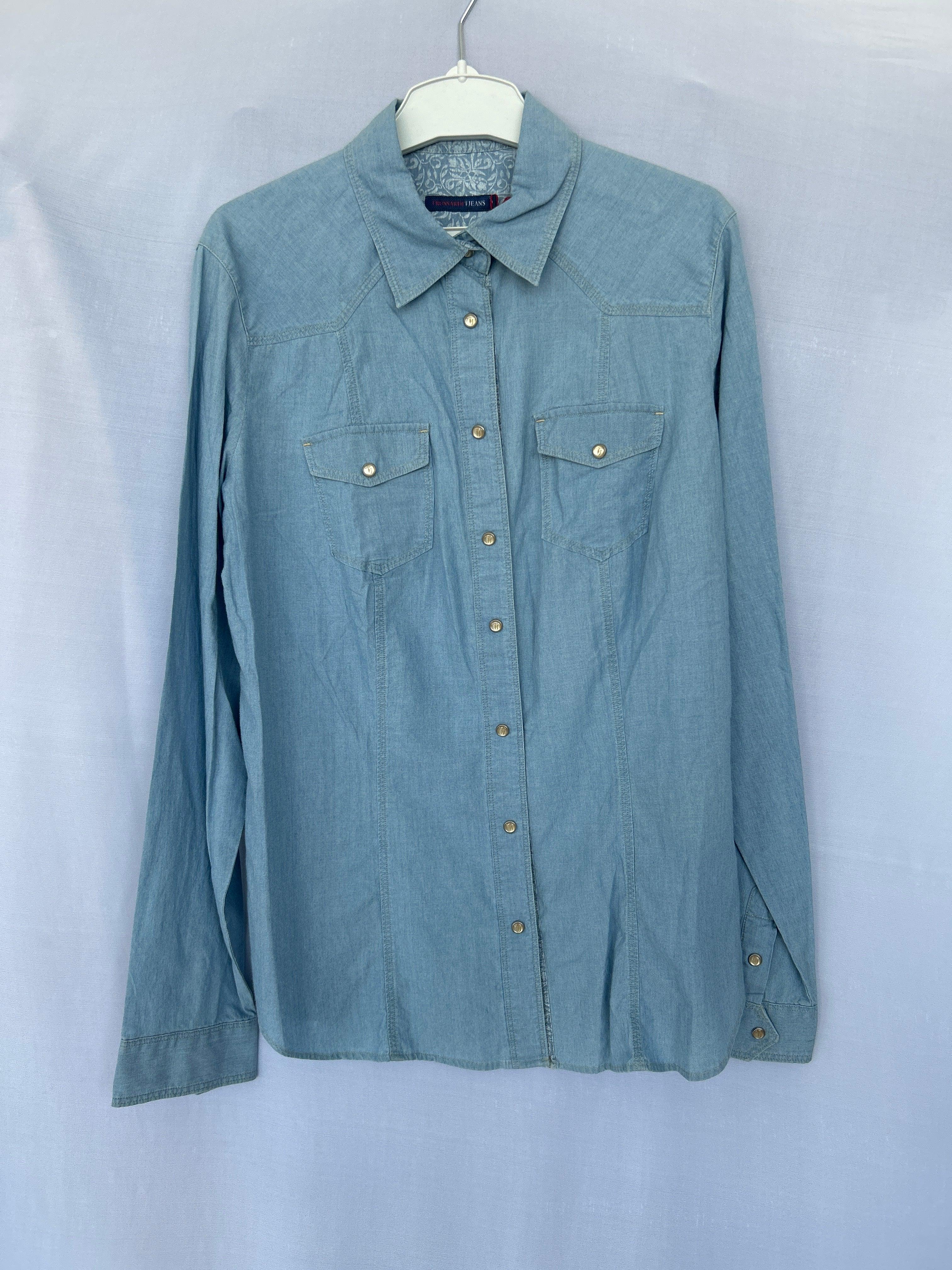 Col-44 564250 Trussardi Women Pocket Shirts Long Sleeve