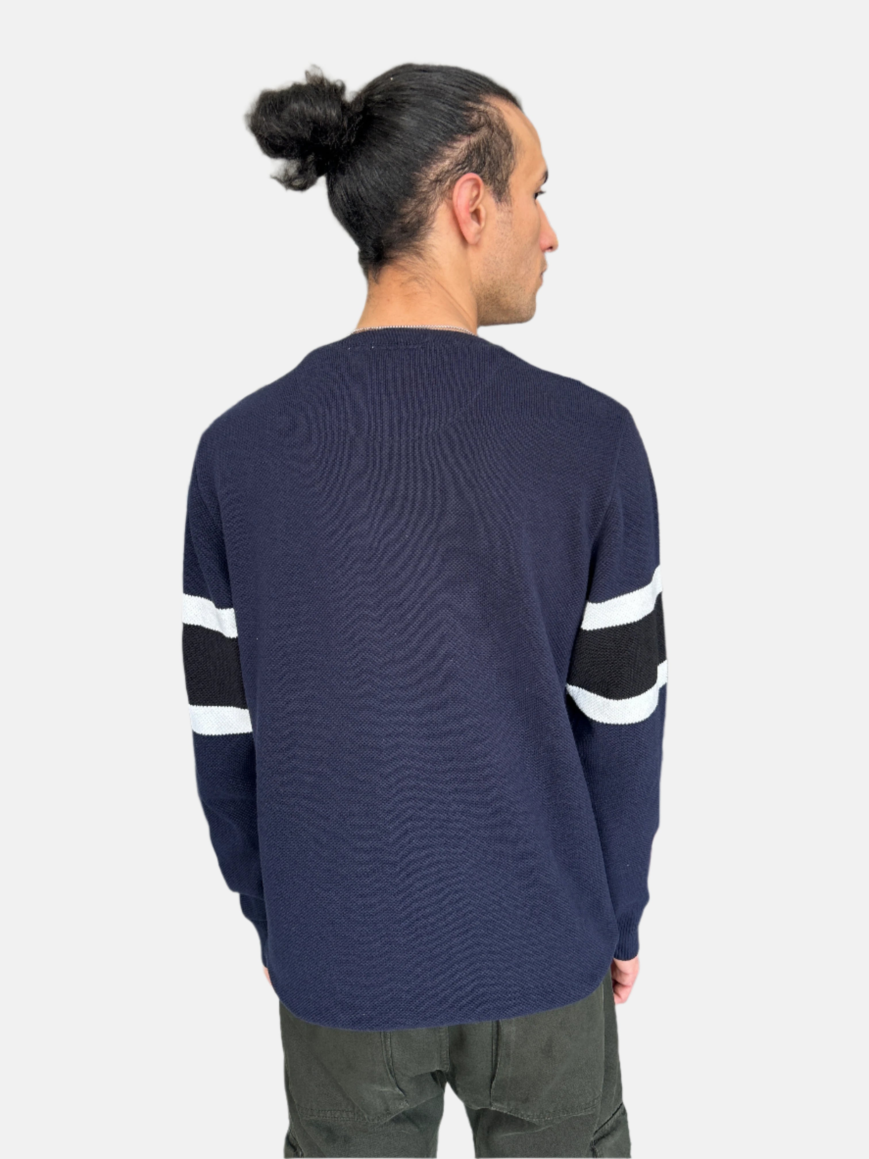 Lacoste Regular Fit Men Crew Neck Sweatshirt Navy PH7647 GY3103