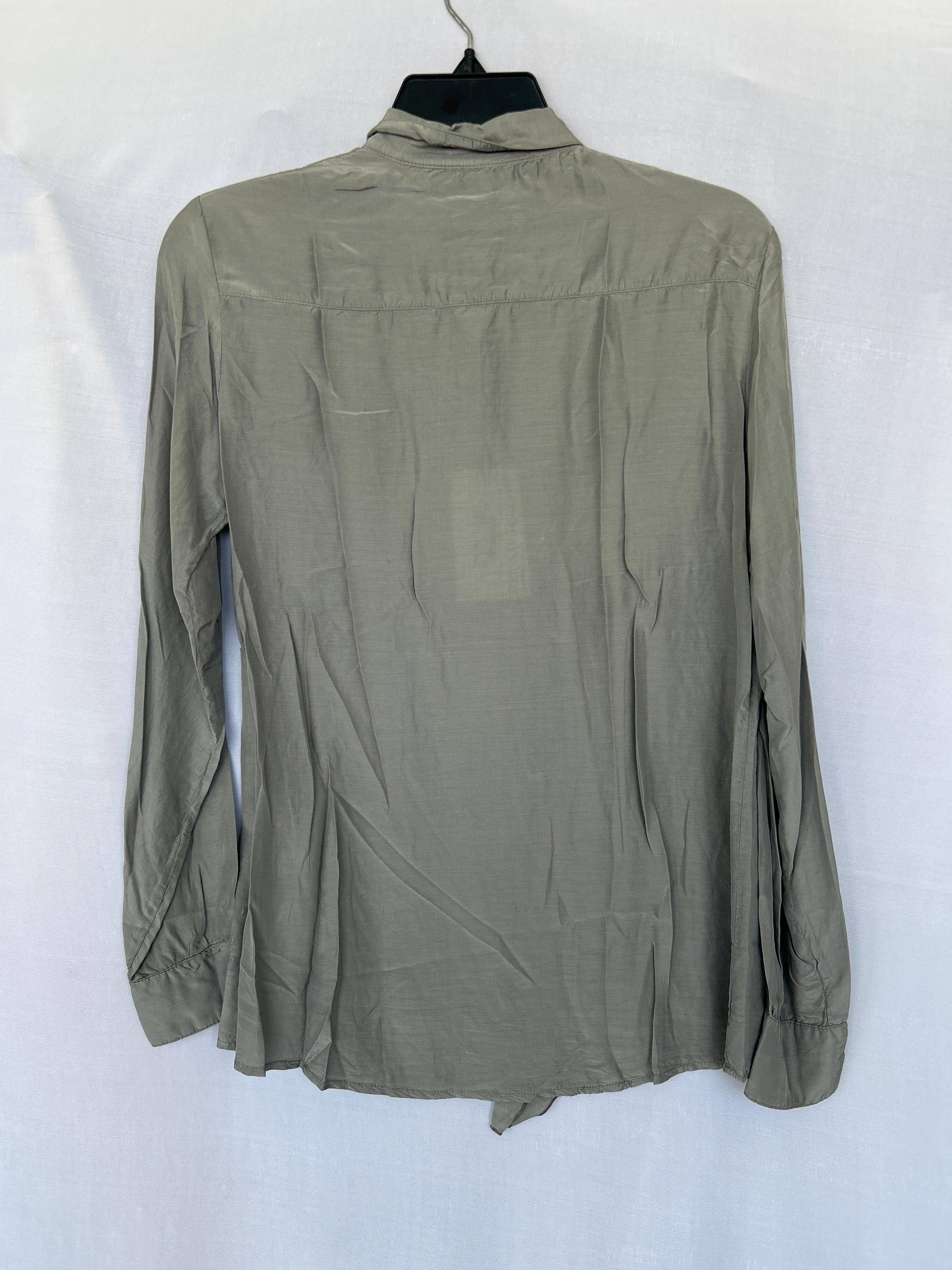 قميص تروساردي نسائي بأكمام طويلة باللون الرمادي Col-16 564360