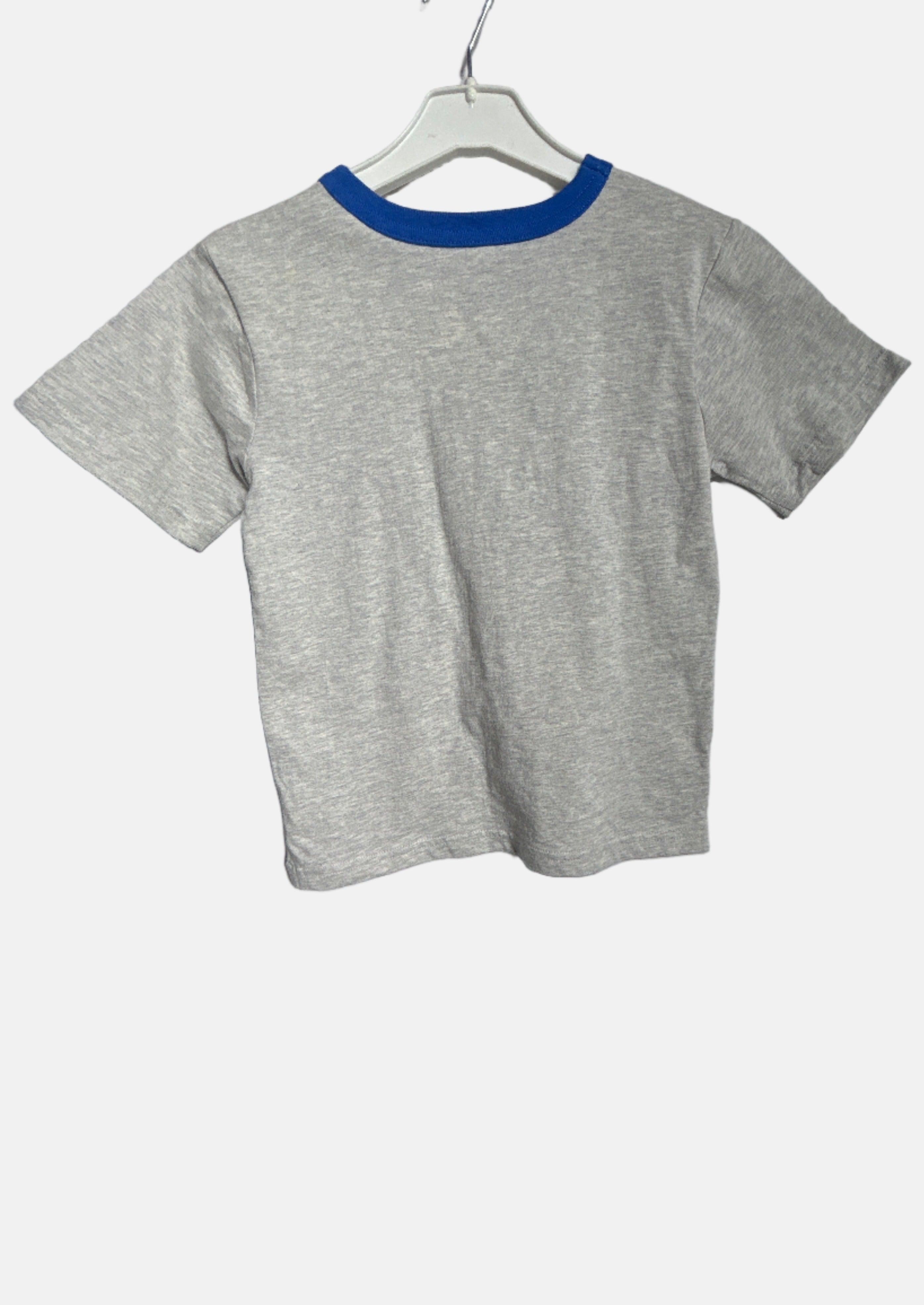 OSHKOSH GREY-4 BOYS RN T-SHIRT SS 463B204
