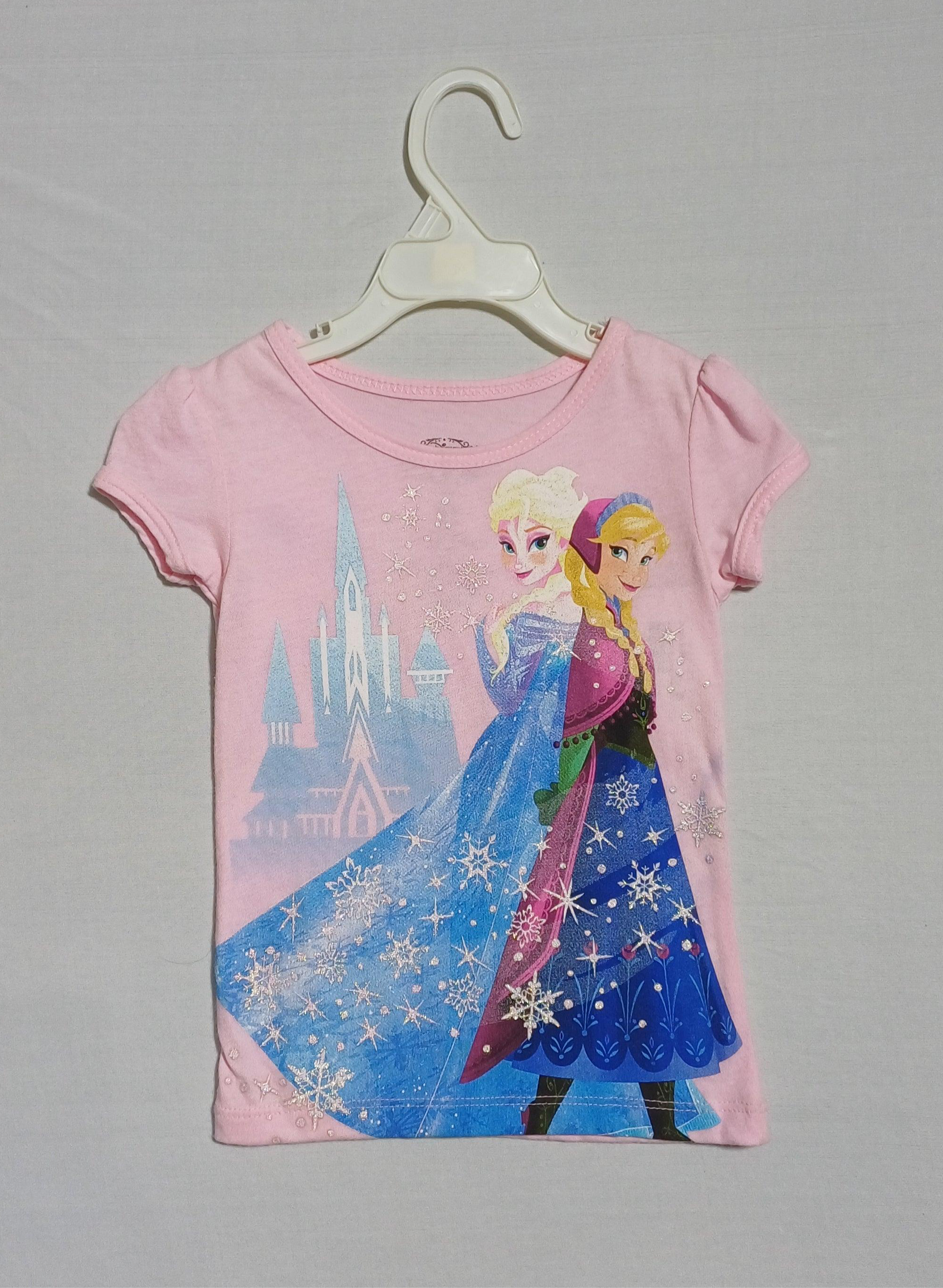 DISNEP FROZEN PINK-2T GIRL RN T-SHIRT SS QB527BZM3
