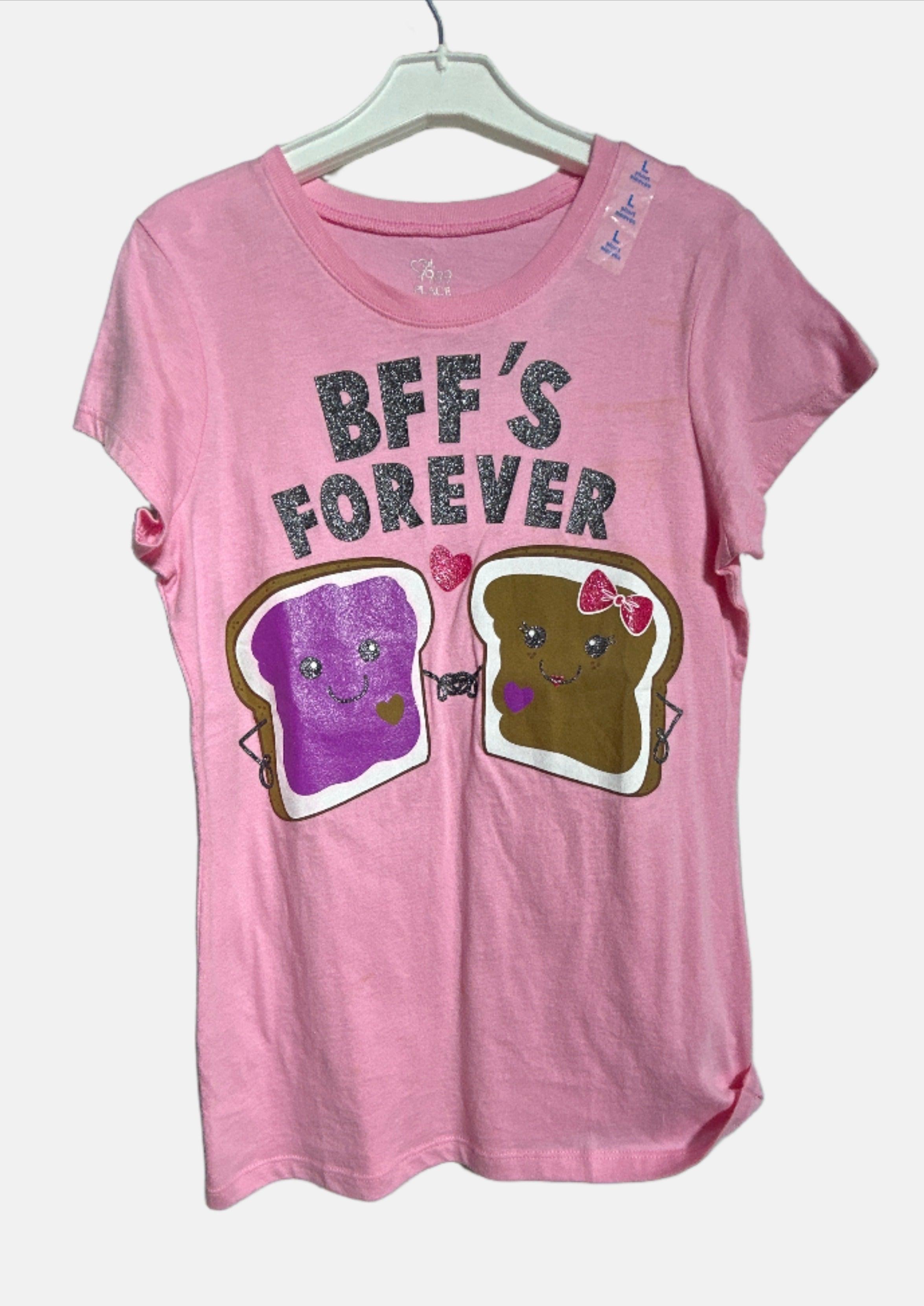 PLACE PINK-L(10/12) GIRL RN T-SHIRT SS