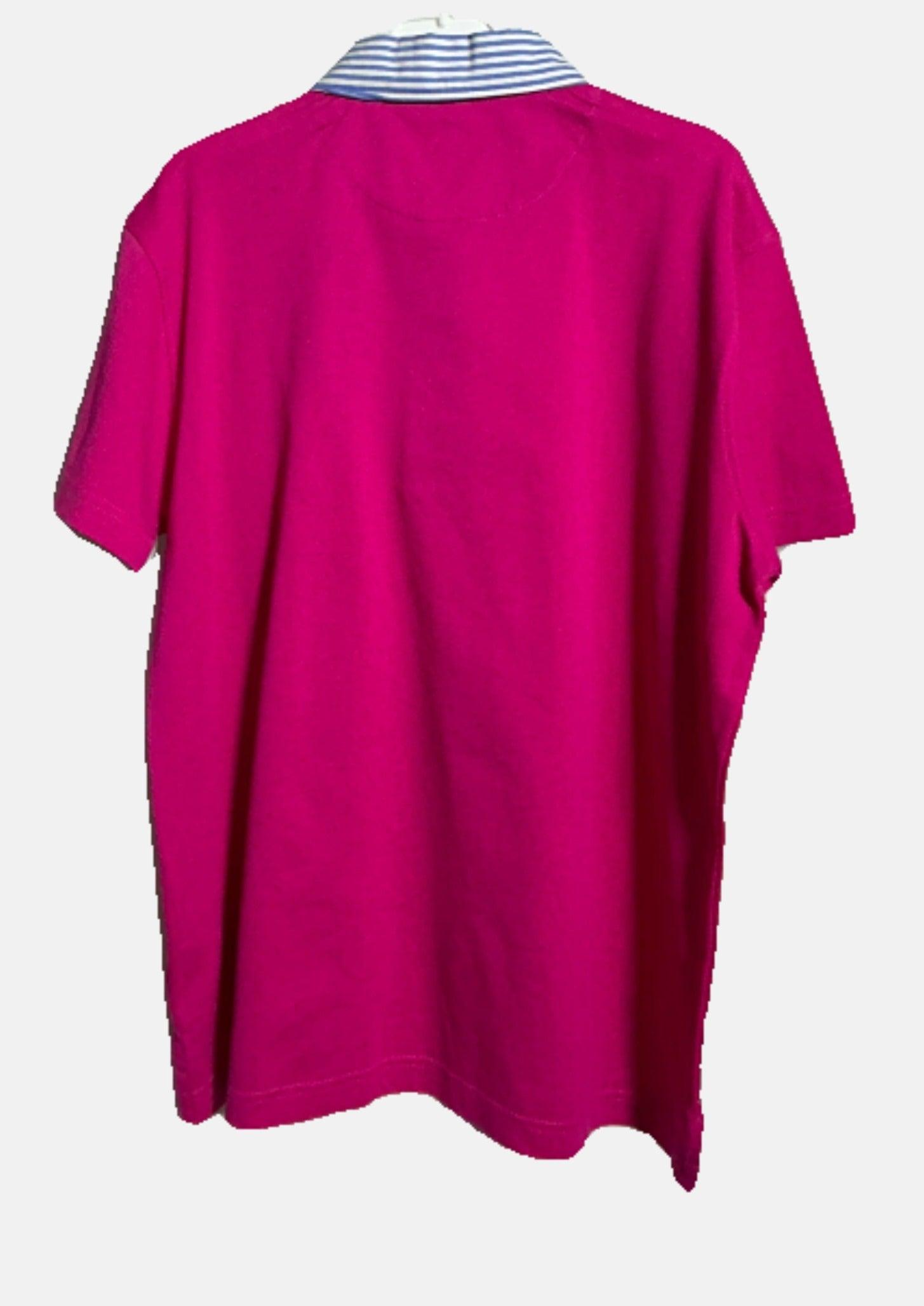 HARMONT&BLAINE BOYS POLO T-SHIRT PINK-XXL