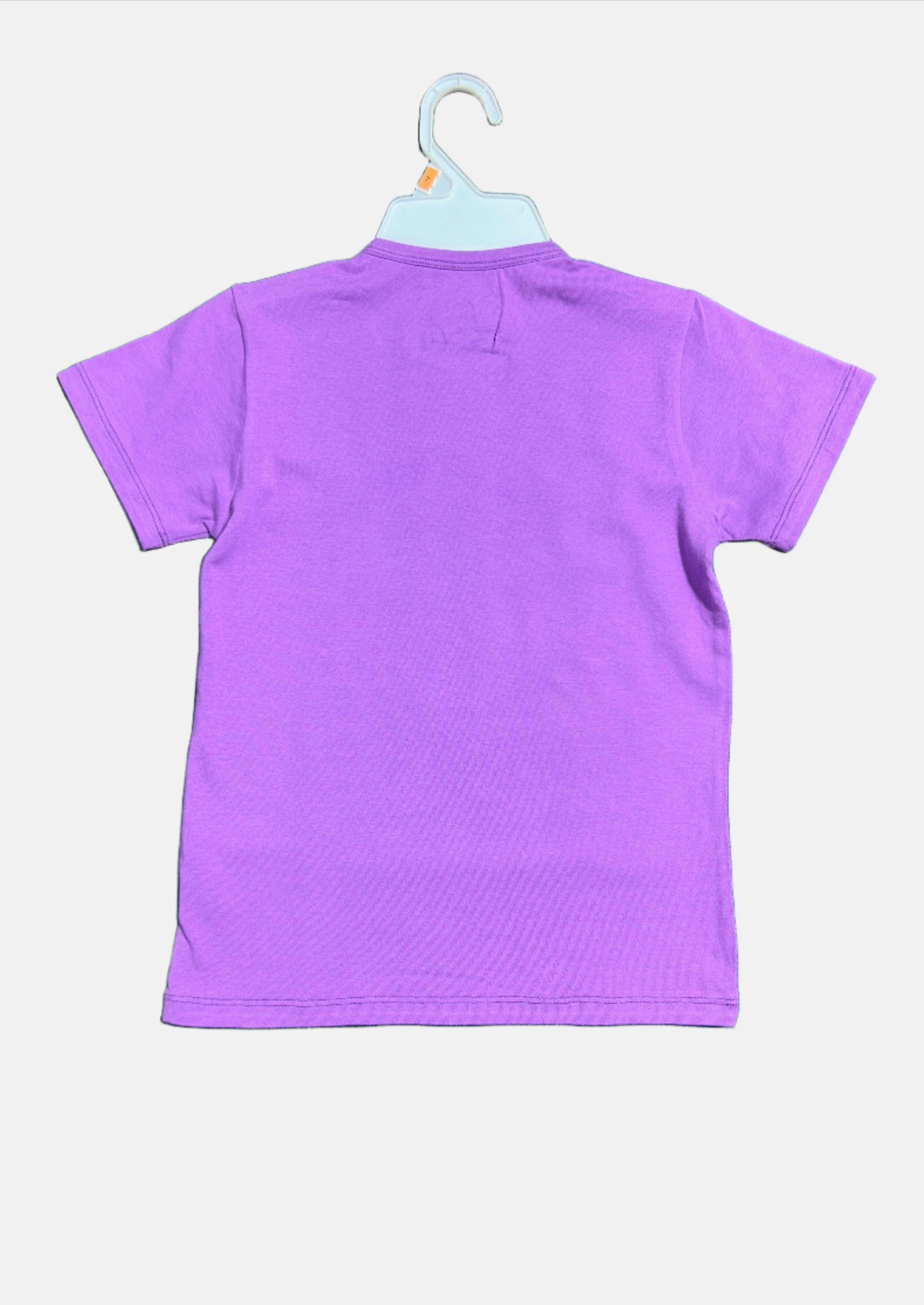 AREA MARITTIMA T-SHIRT R/N  PURPLE SIZE 6/8Y