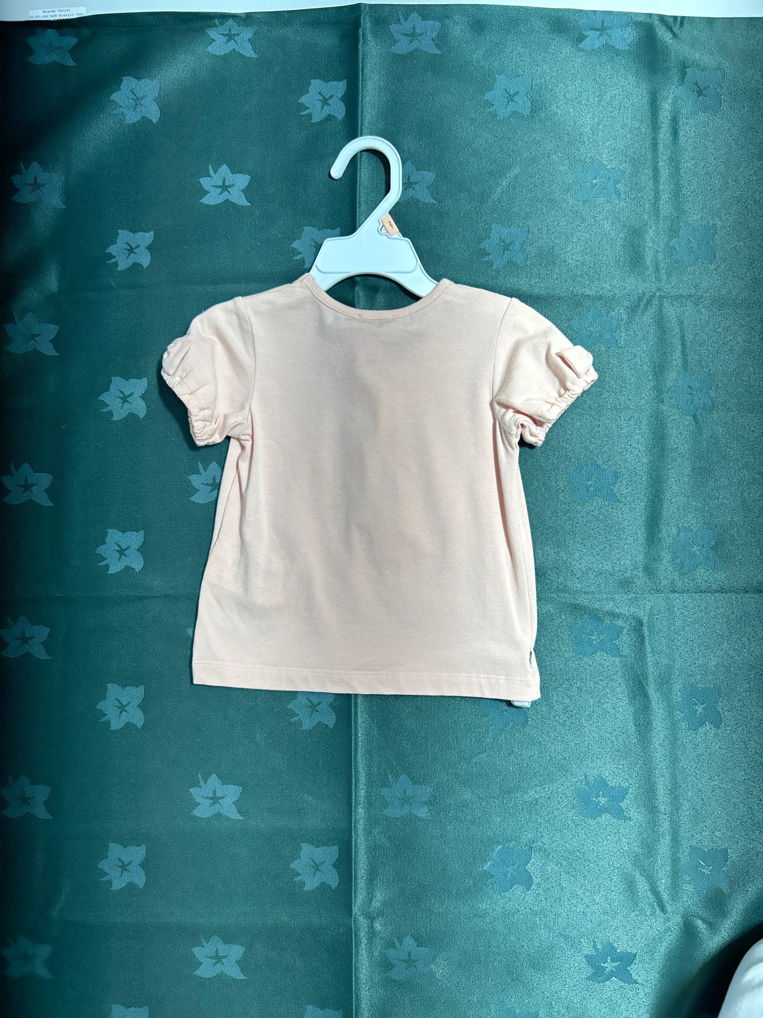 TWIN-SET PINK-2Y GIRL T-SHIRT FS52F4/F1/F6