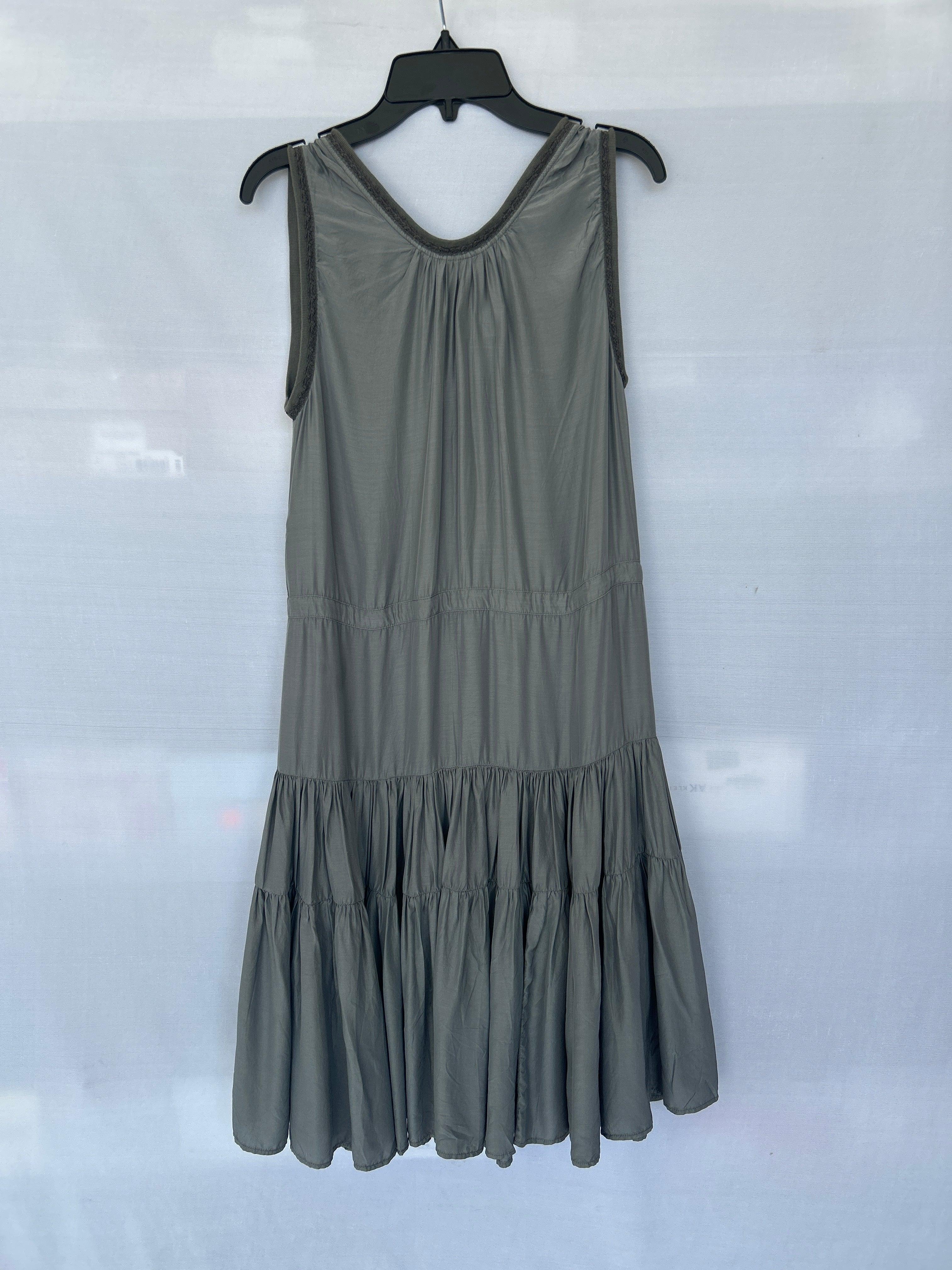 فستان تروساردي بدون أكمام للنساء - 40- رمادي - 561363