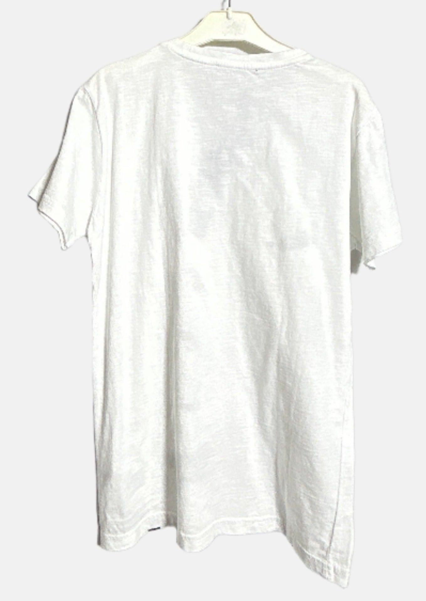 D.A DANIELE ASESSANDRINI BOYS RN T-SHIRT SS WHT-14A DA36M555