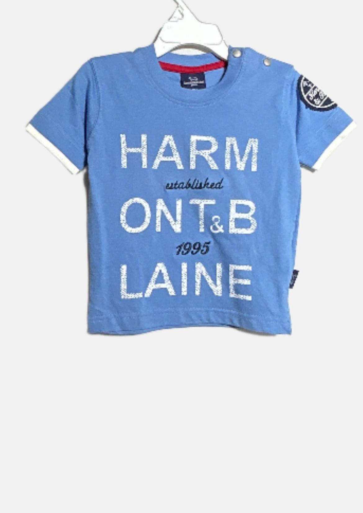 تي شيرت للأولاد من Harmont&Blain JML083، BLU18M