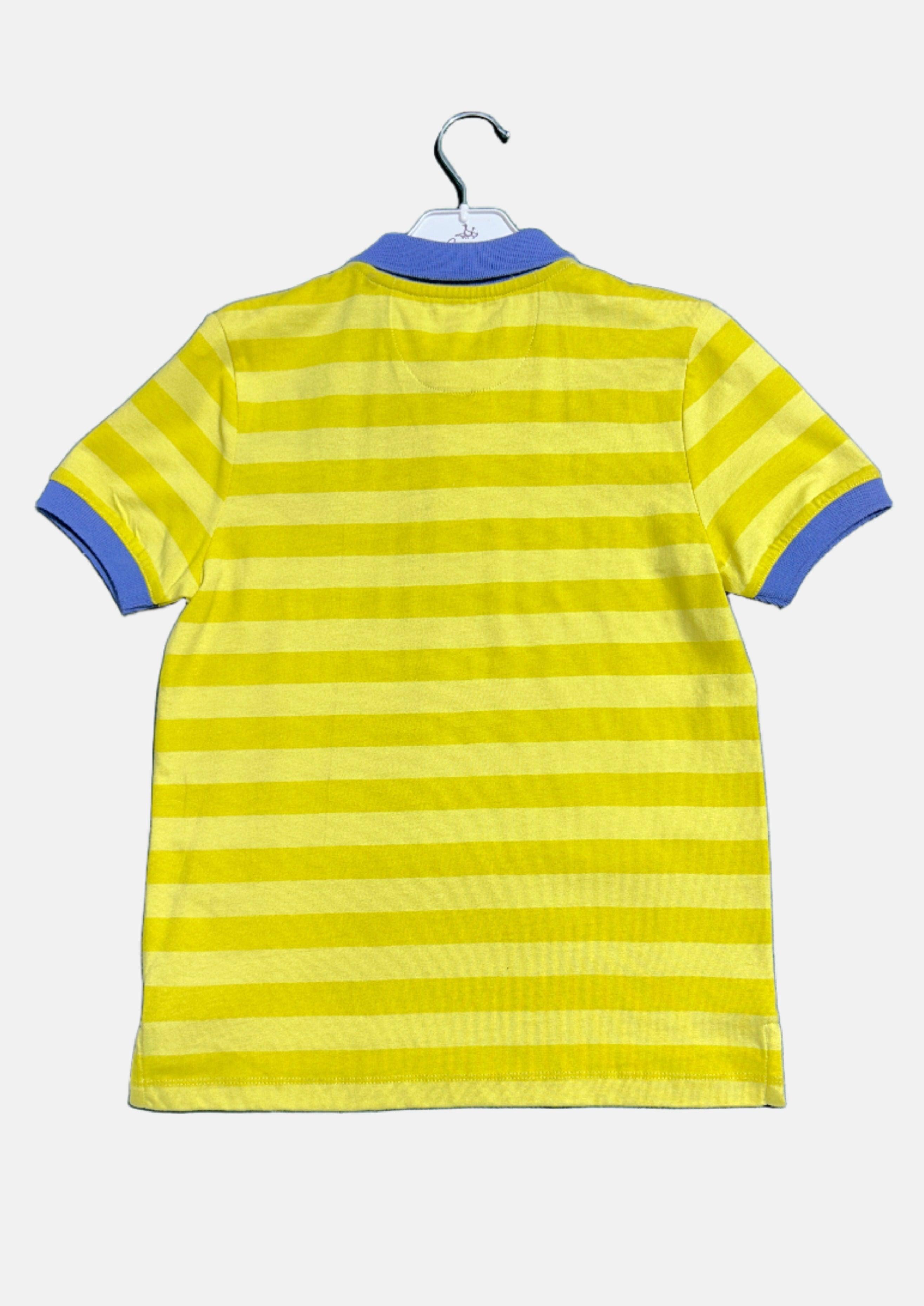 تي شيرت بولو للأولاد من INVICTA باللون الأصفر - 8 سنوات