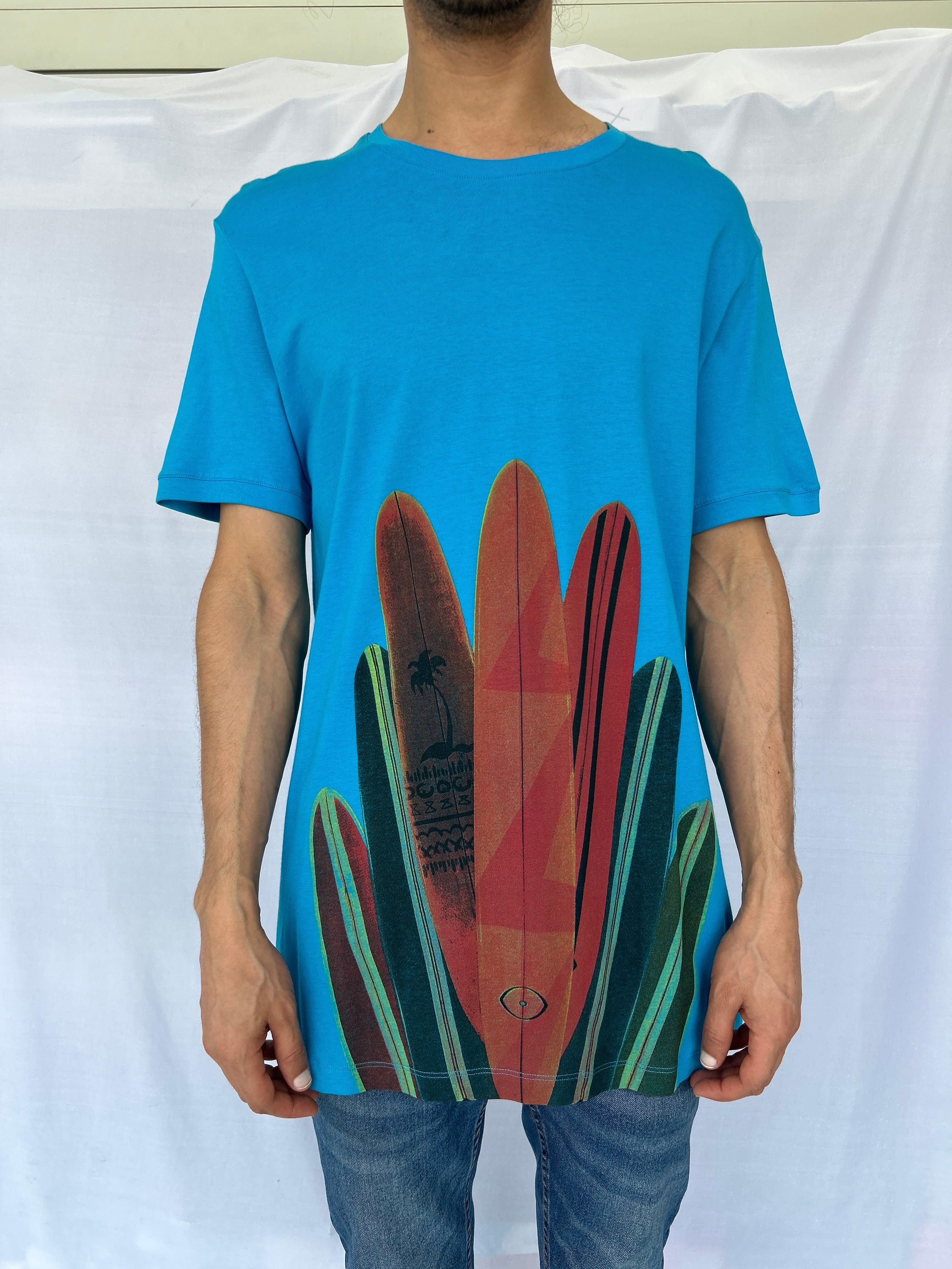 LIU.JO Blue LJ SURF Men T-Shirt