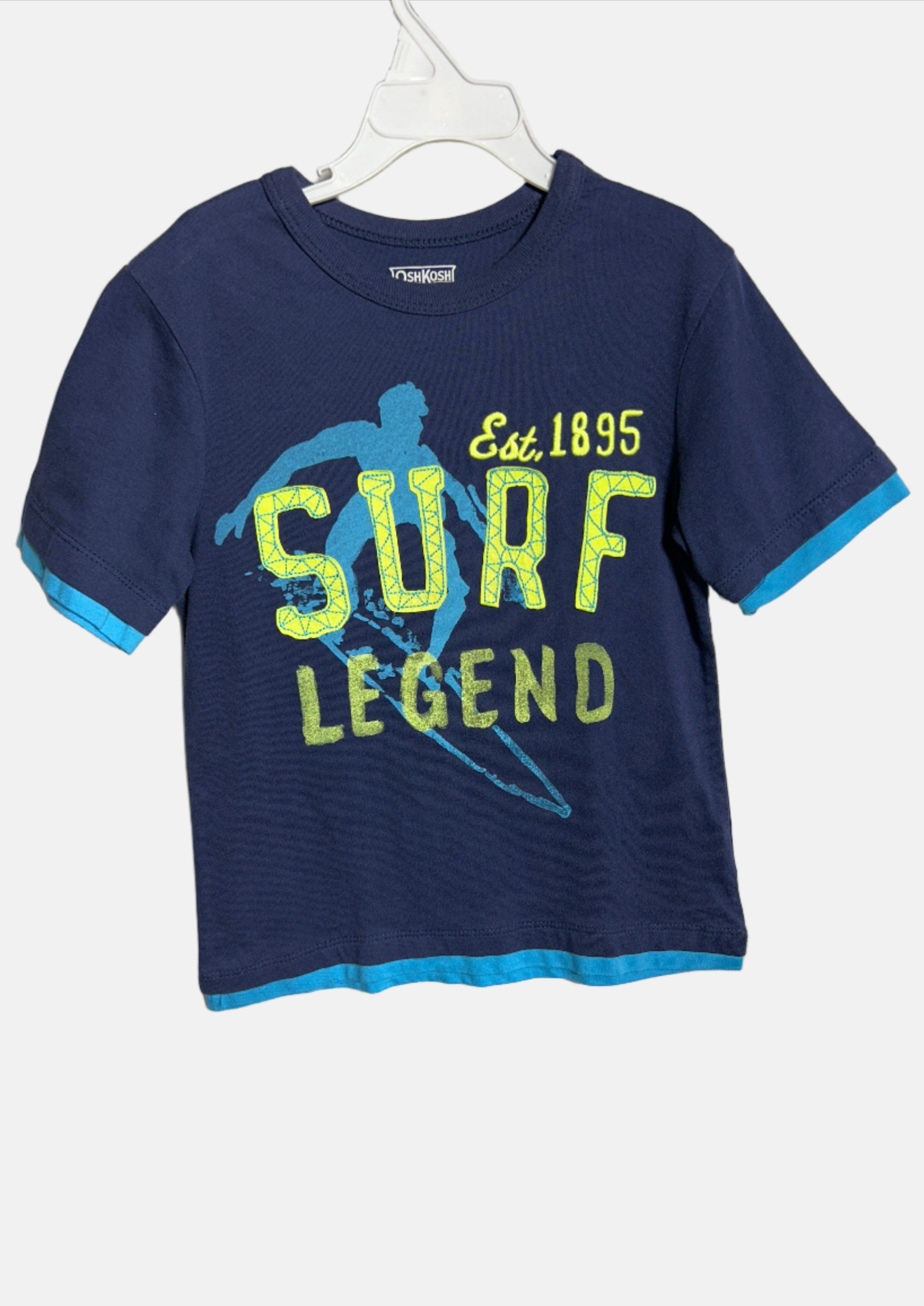 OSHKOSH NAVY-4 BOYS RN T-SHIRT SS 463B204