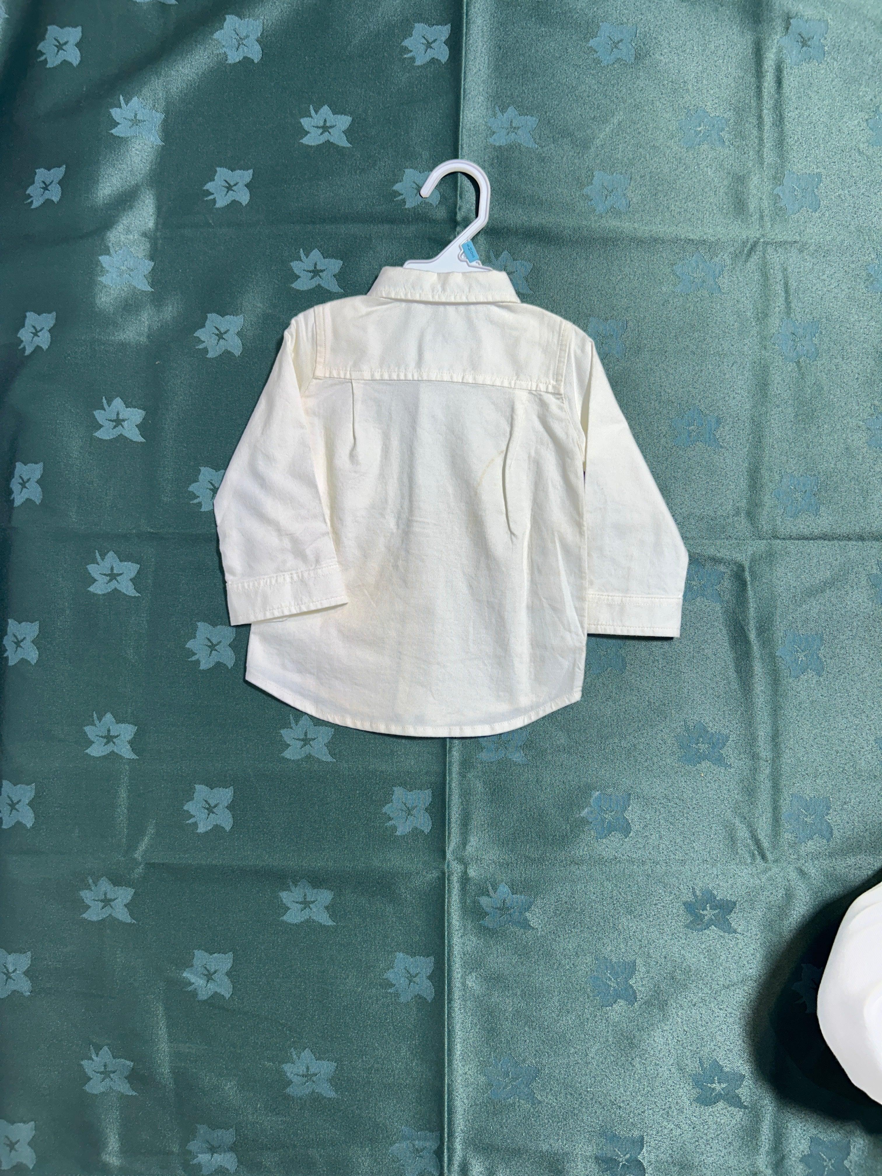 SIVIGLIA WHT- 9M BOY SHIRT 62002A