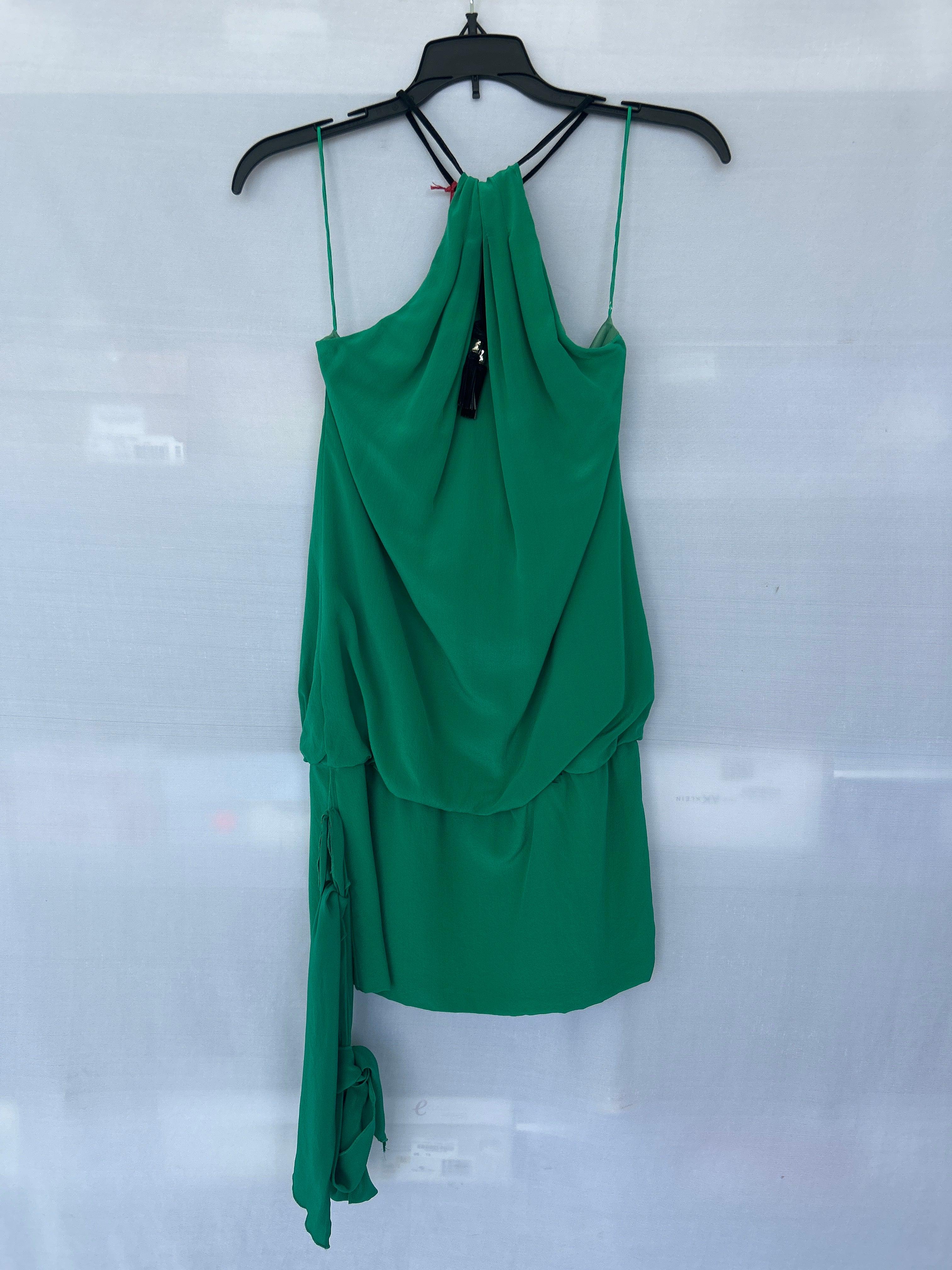 فستان نسائي بدون أكمام من تروساردي 561017 باللون الأخضر Col-78