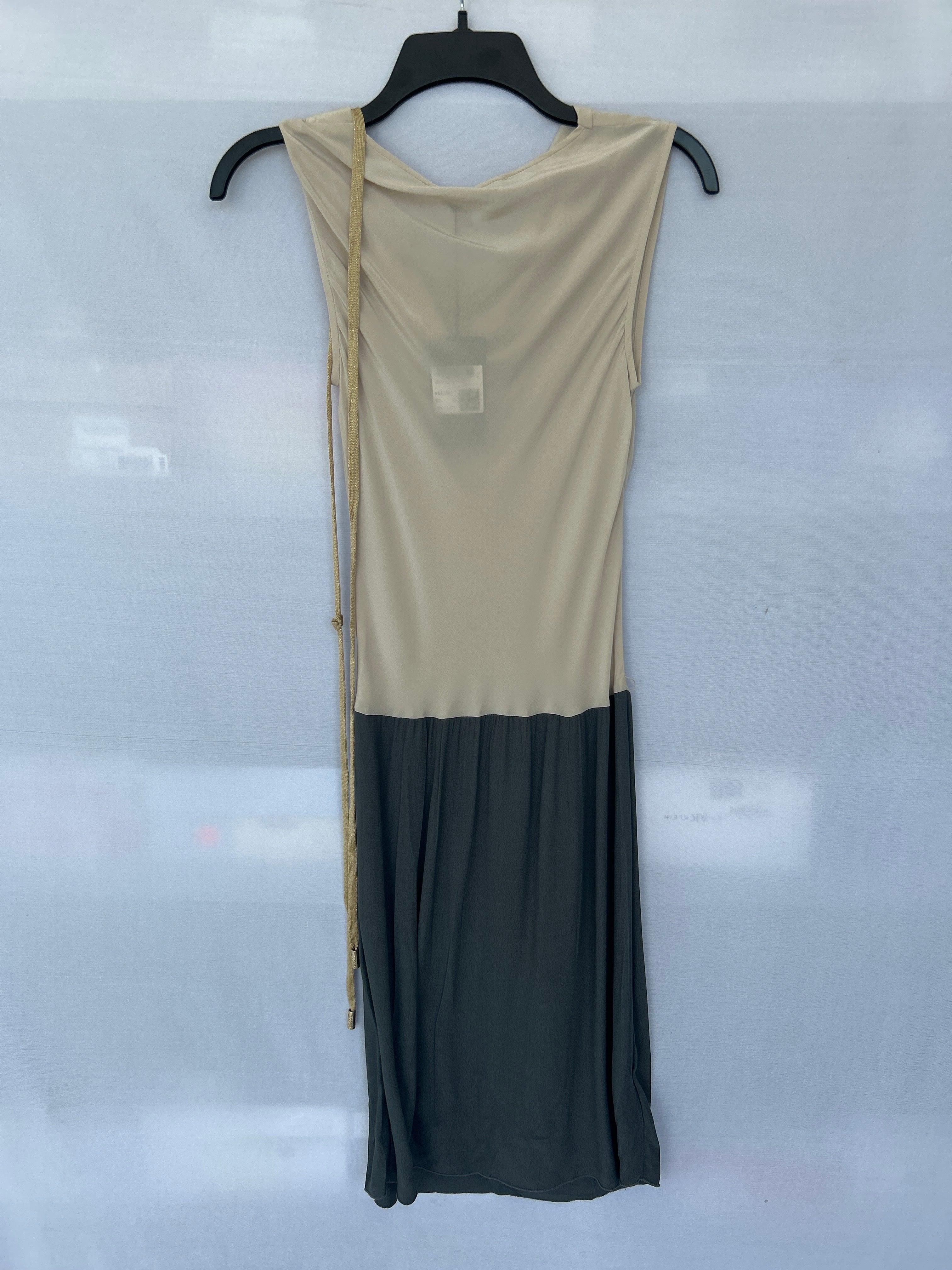 فستان نسائي بدون أكمام من CreamG Col-110 661180 Trussardi