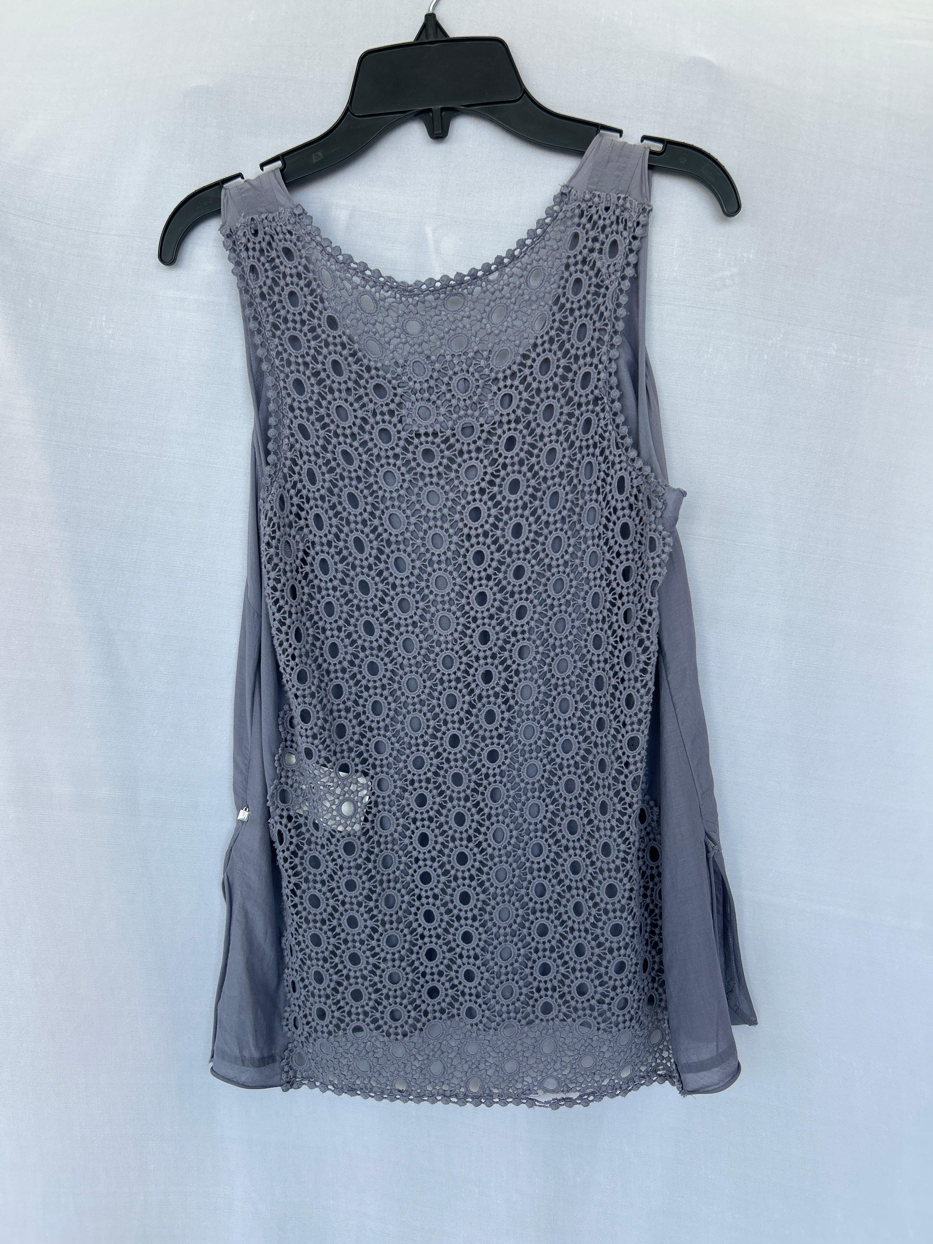 بلوزة نسائية بدون أكمام من Trussardi 564559 باللون الأزرق S-47