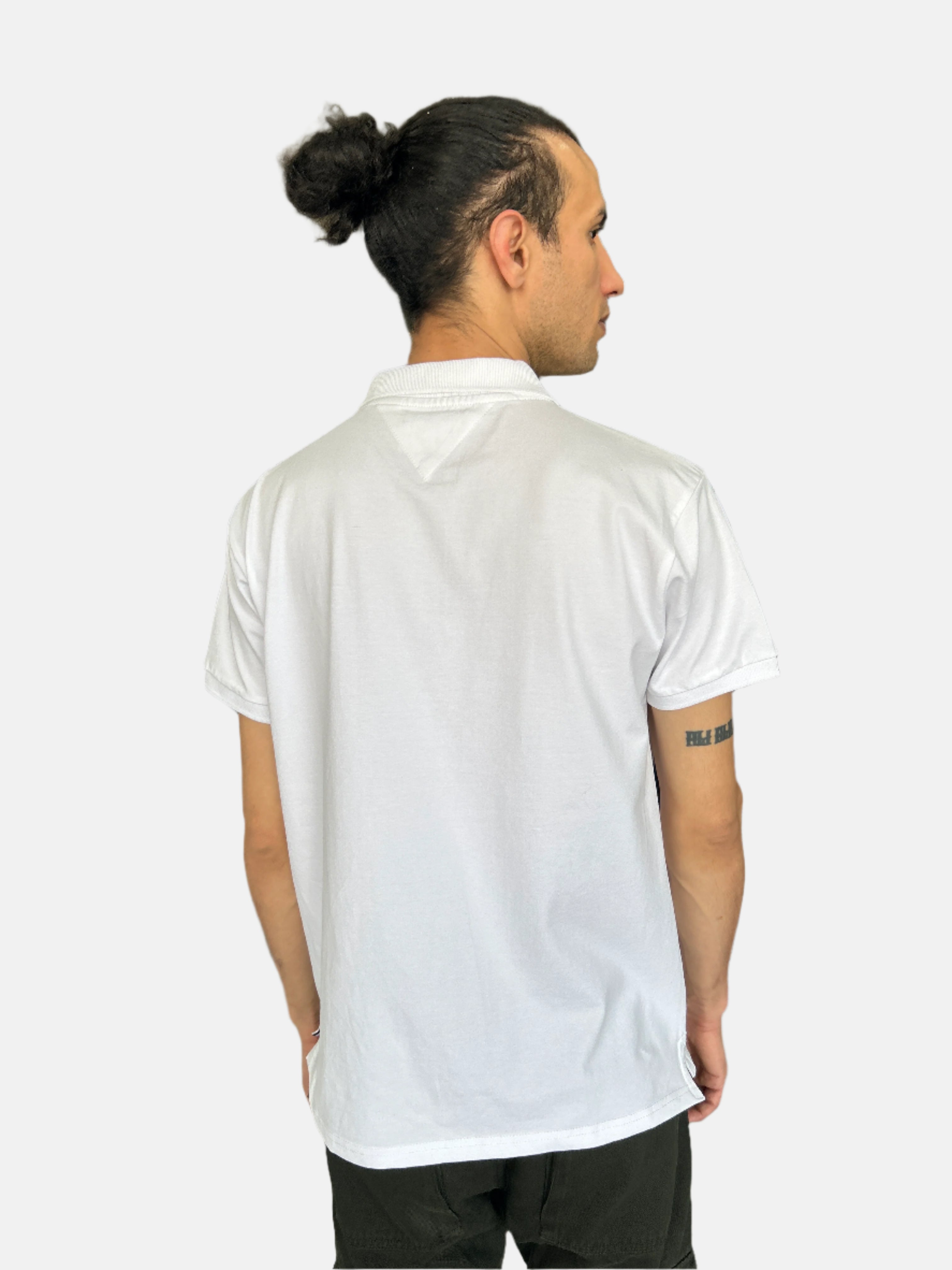 Tommy Hilfiger Men Polo T-Shirt White 2526