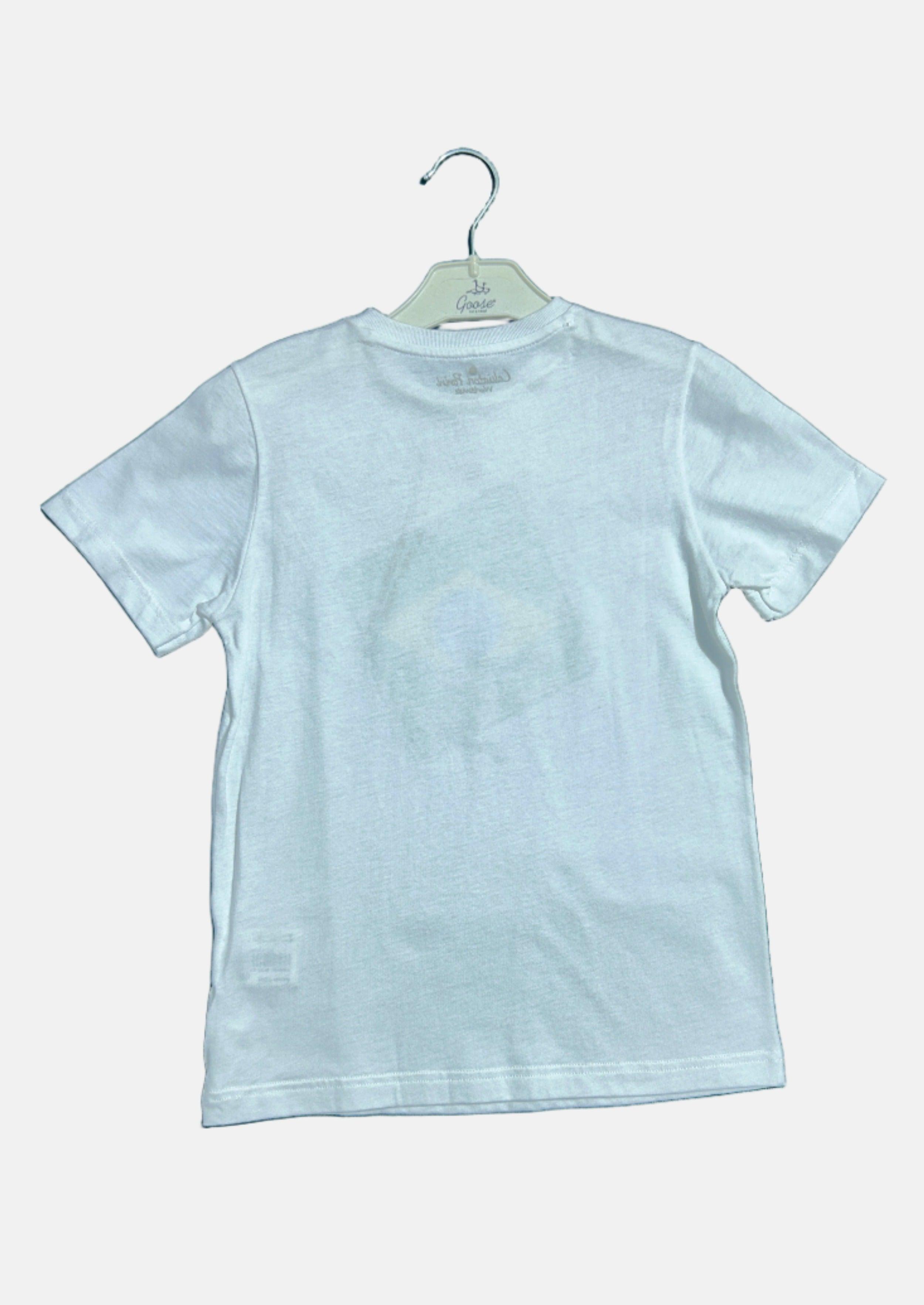 PANINI WHITE BOY T-SHIRT RN SS TE591213