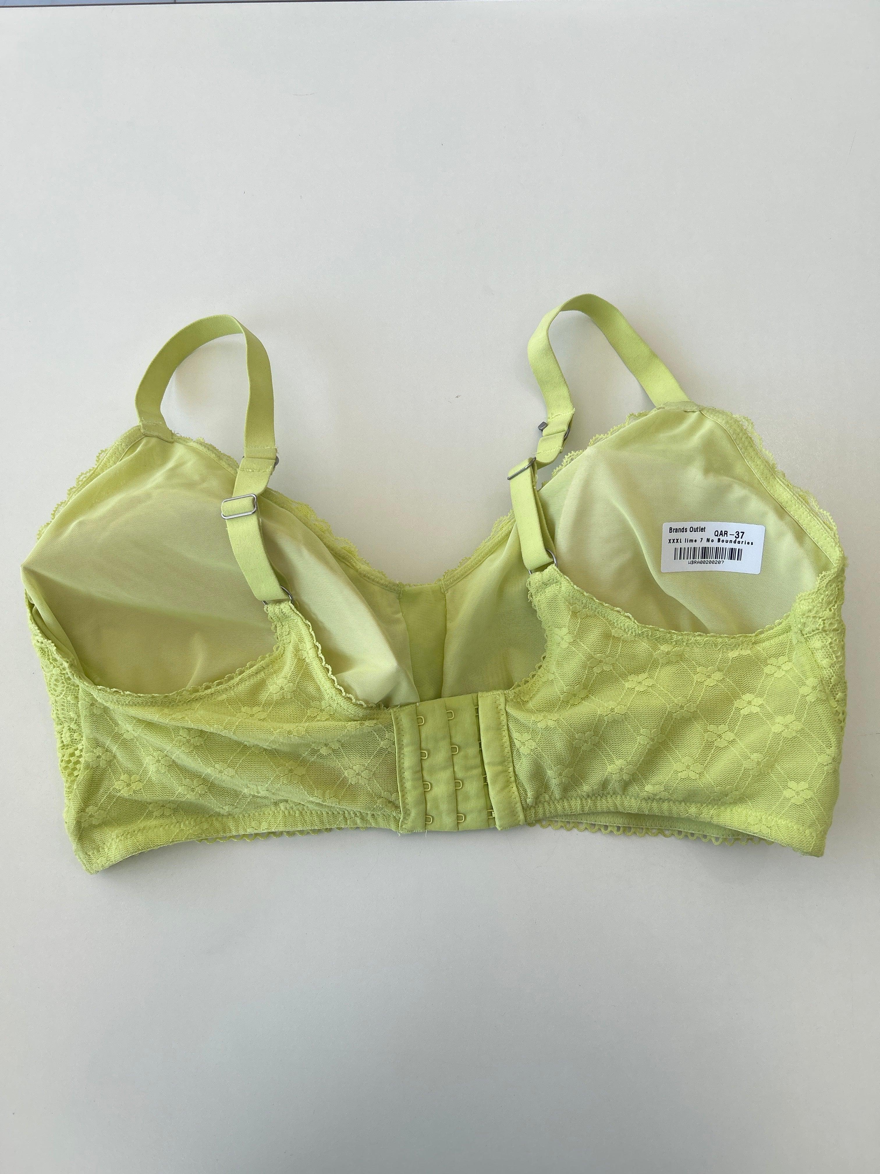 XXXL lime 7 No Boundaries Women Bra