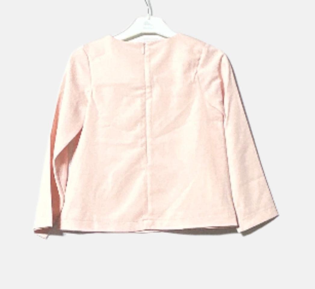 G19K52223 بلوزة L/S ONU BUYUK FIYONKLU UZUN KOL pembe