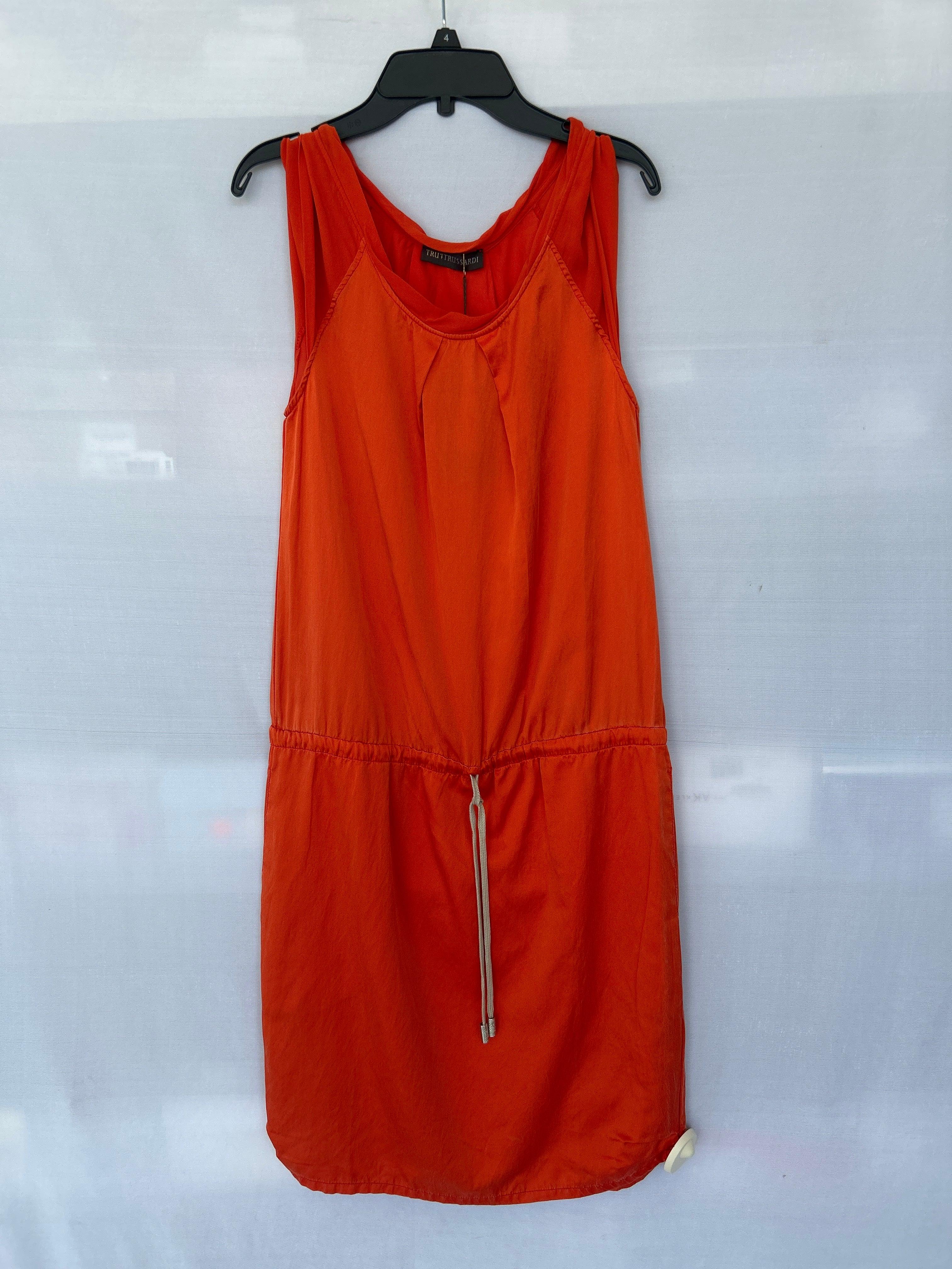 Orange Col-83 661535 Trussardi Women Sleeveless Dress