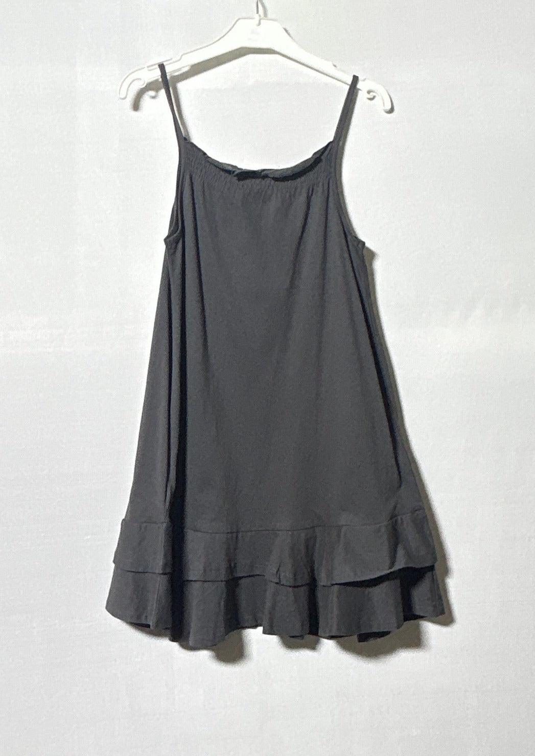 فستان أزرق بأكمام سبعة للبنات 52342X*