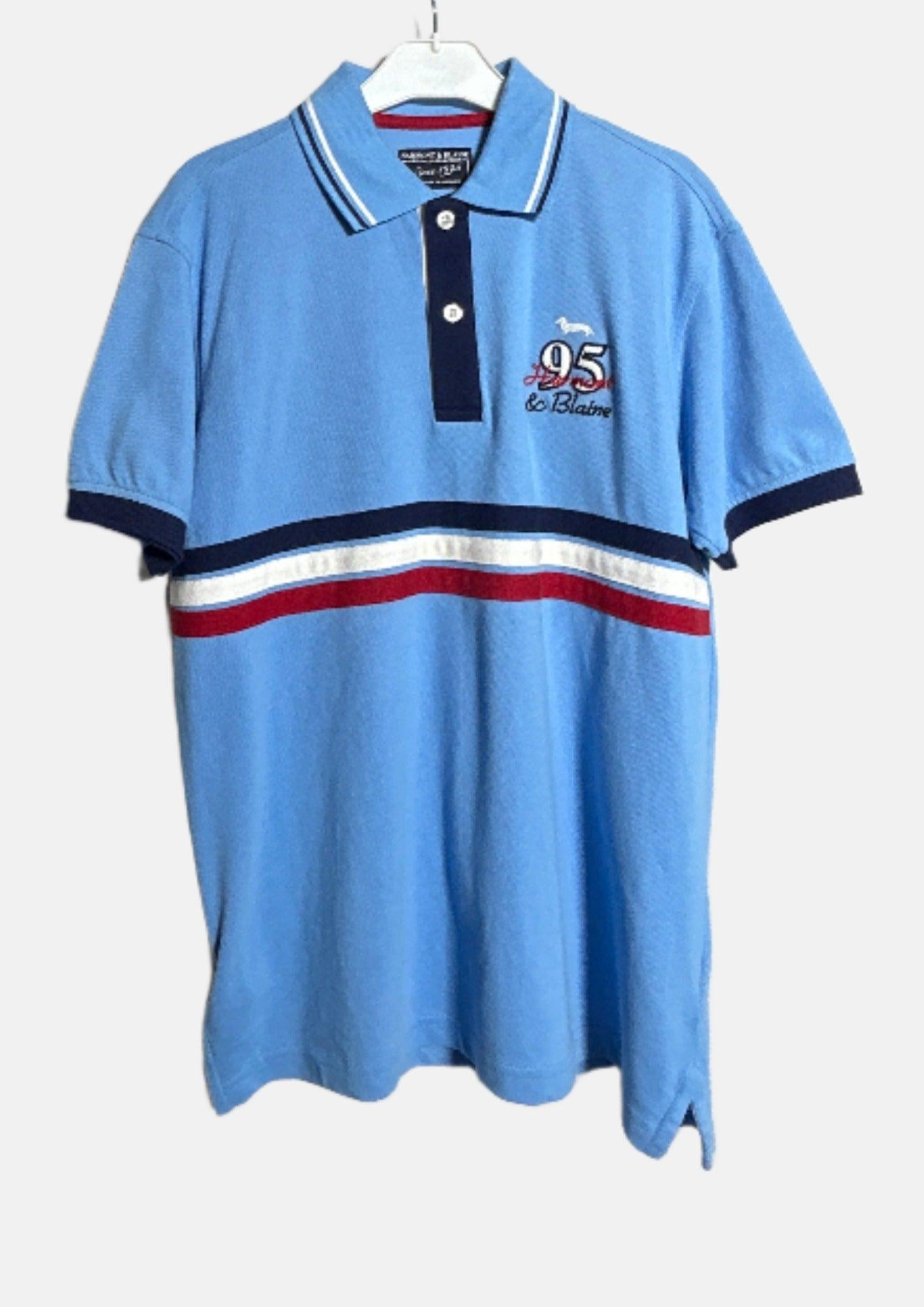 تي شيرت بولو للأولاد من HARMONT&BLAINE BLU-XXL JL323