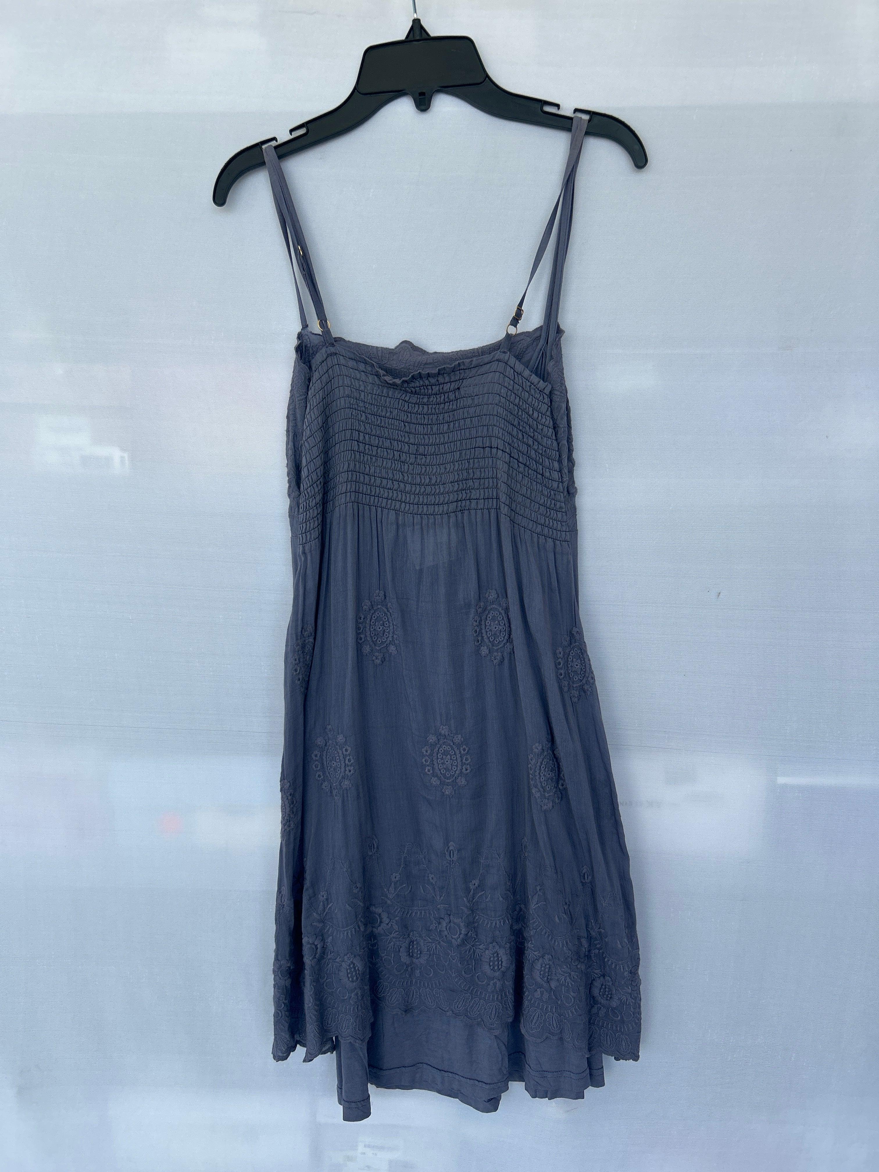 فستان نسائي قصير من تروساردي 561332 باللون الأزرق Col-248