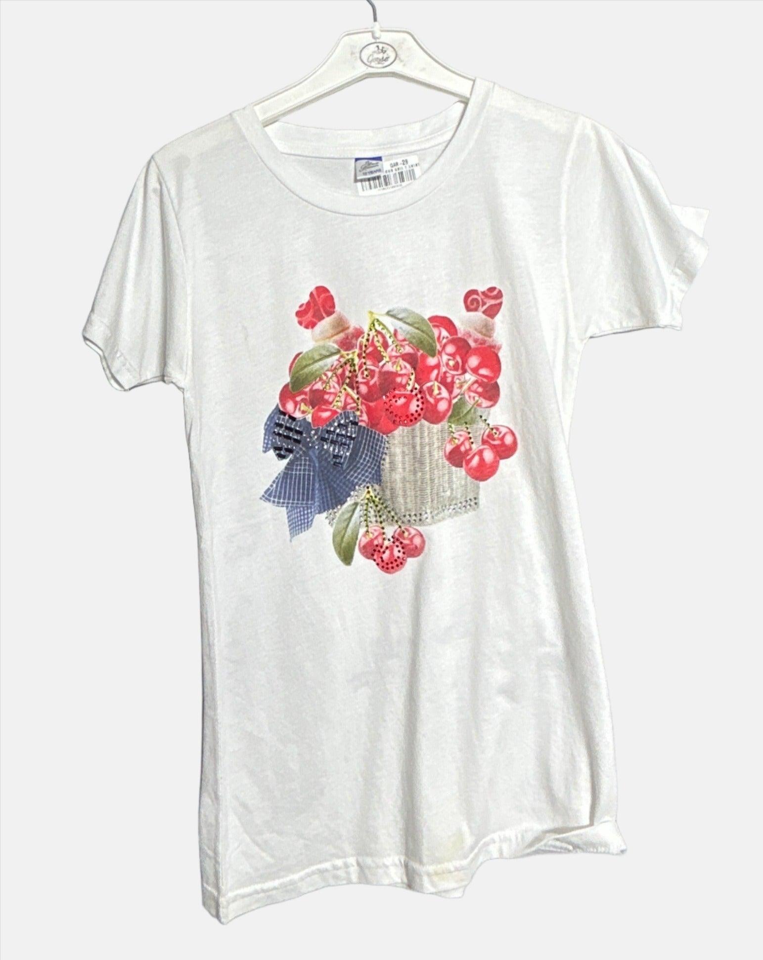 BIMBI GLAMOUR GIRL T-SHIRT FLOWER