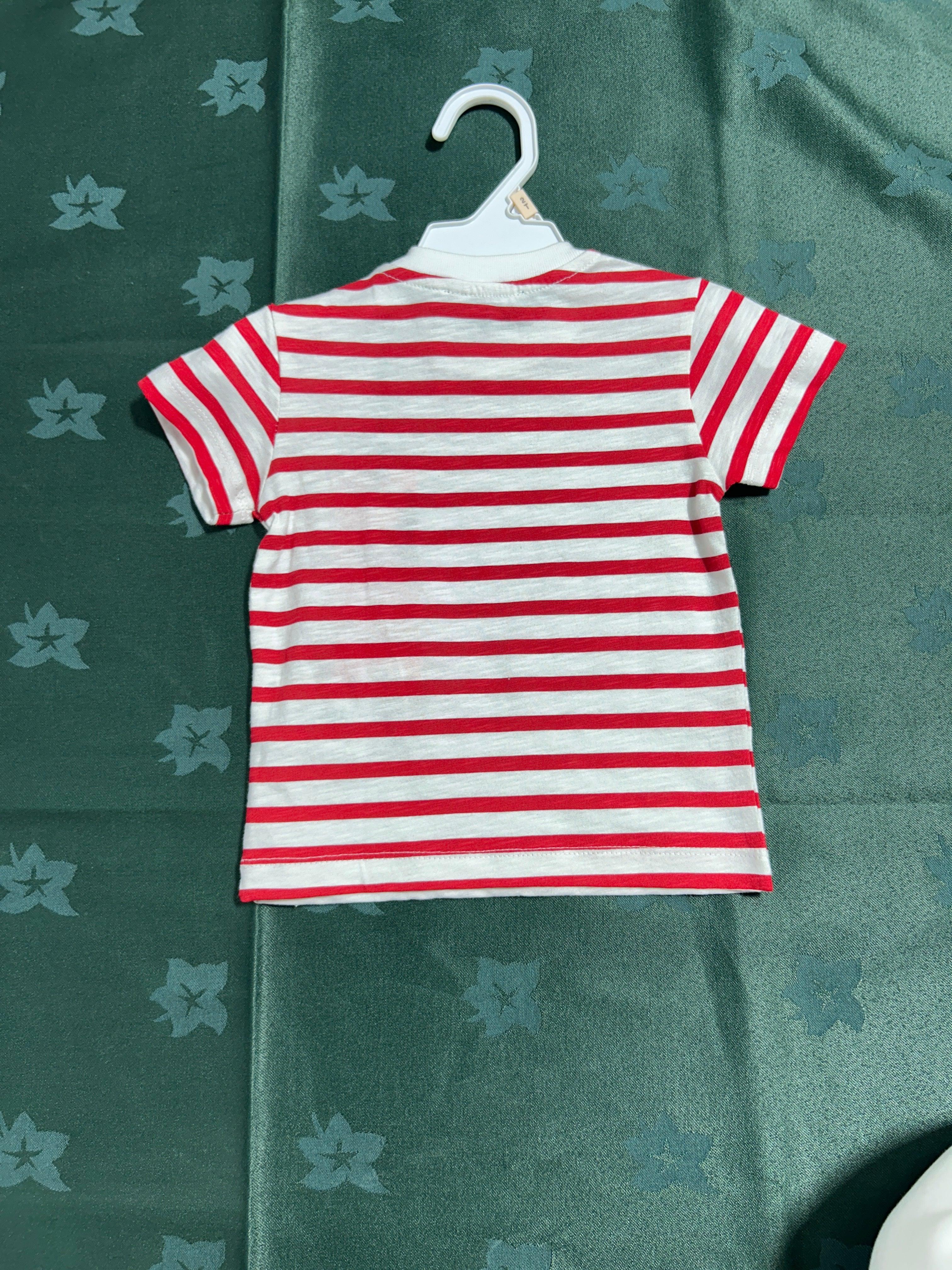 تي شيرت BROOKFIELD REDWHITE للأولاد RN SS