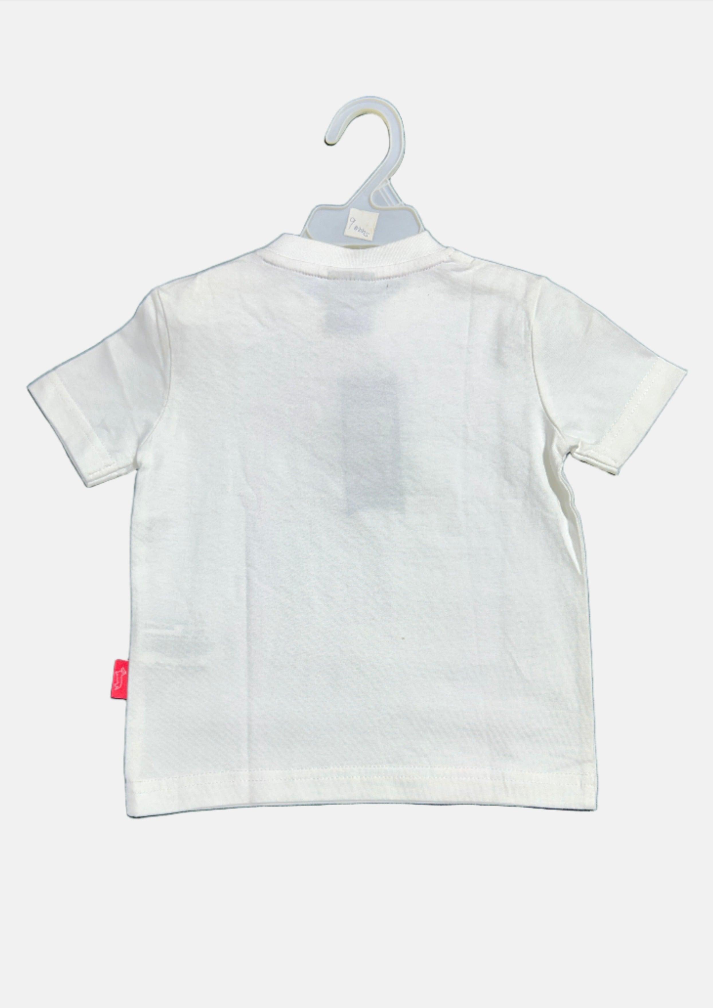 HARMONT&BLAINE BOYS RN T-SHIRT WHT-18M