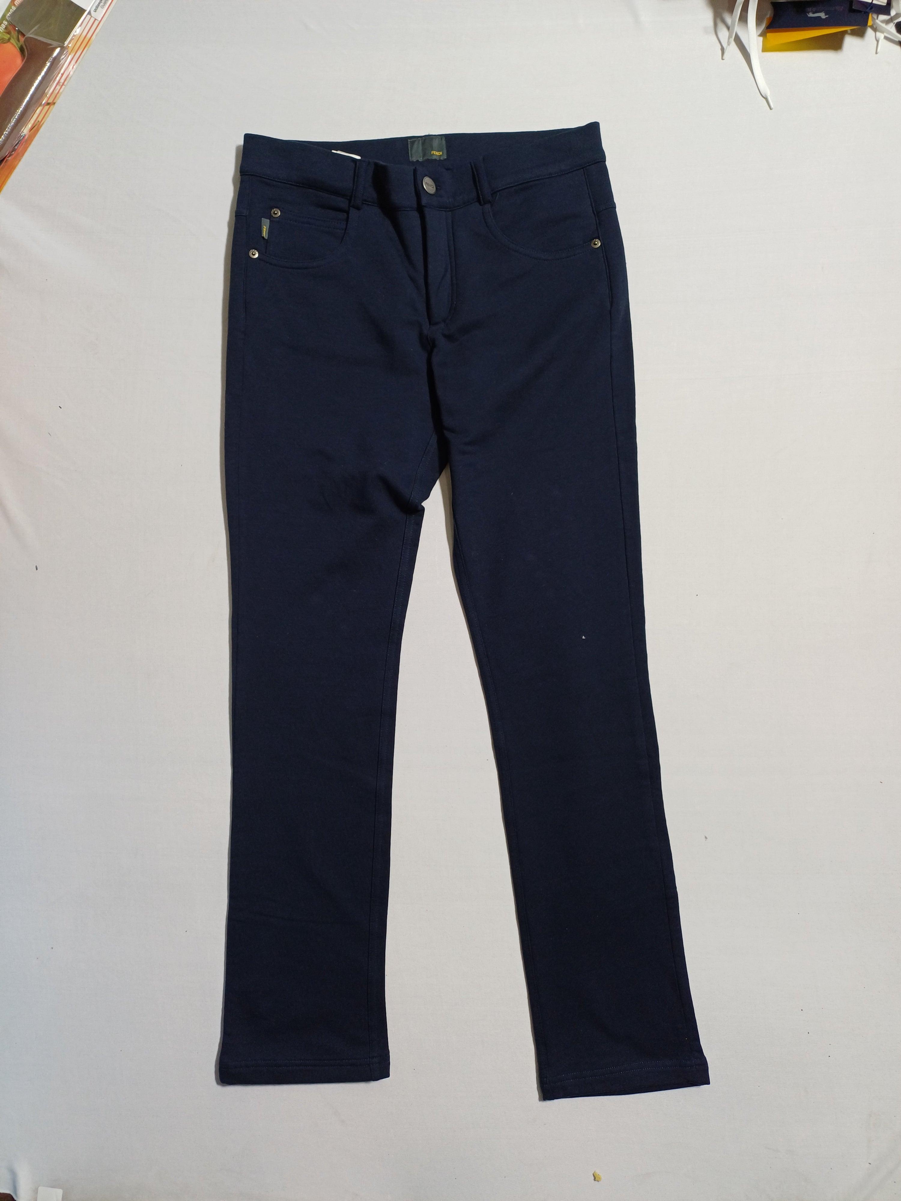 FENDI NAVYBLUE-12A KIDS PANT