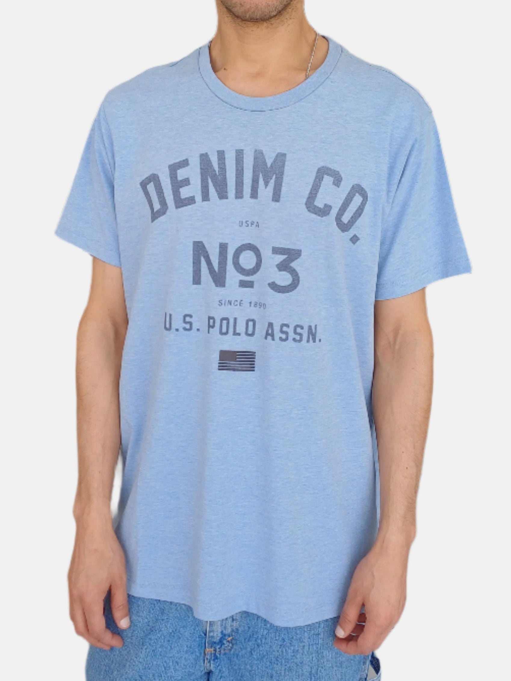 U.S. Polo Assn. Round Neck T-Shirts Blue 10