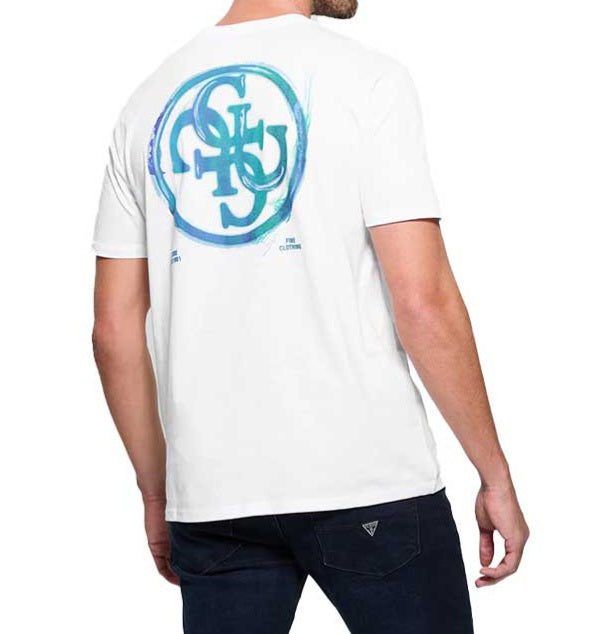 Guess Round Neck T-shirt White M4BI05