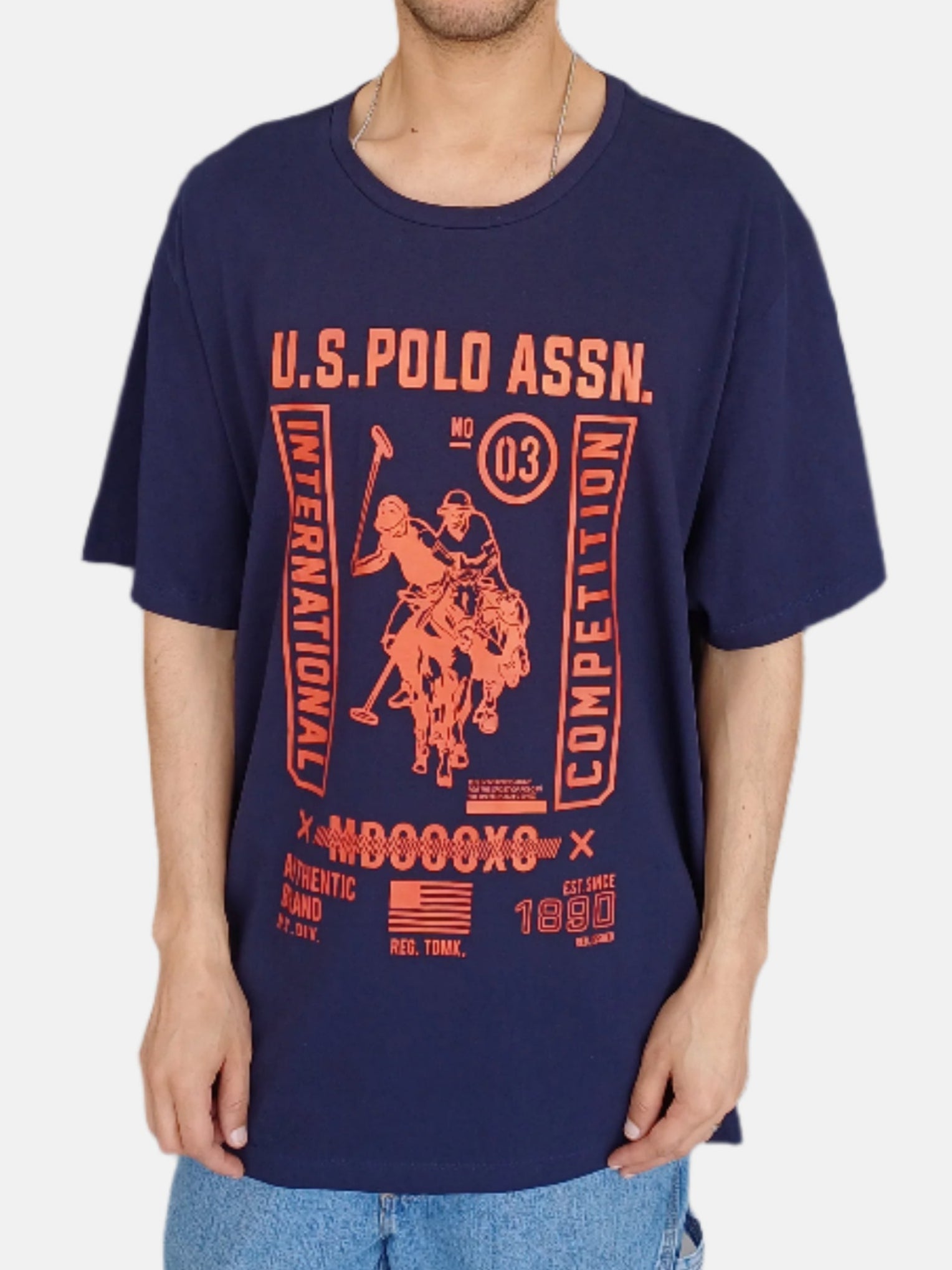 U.S. Polo Assn. Round Neck T-Shirts Navy 39