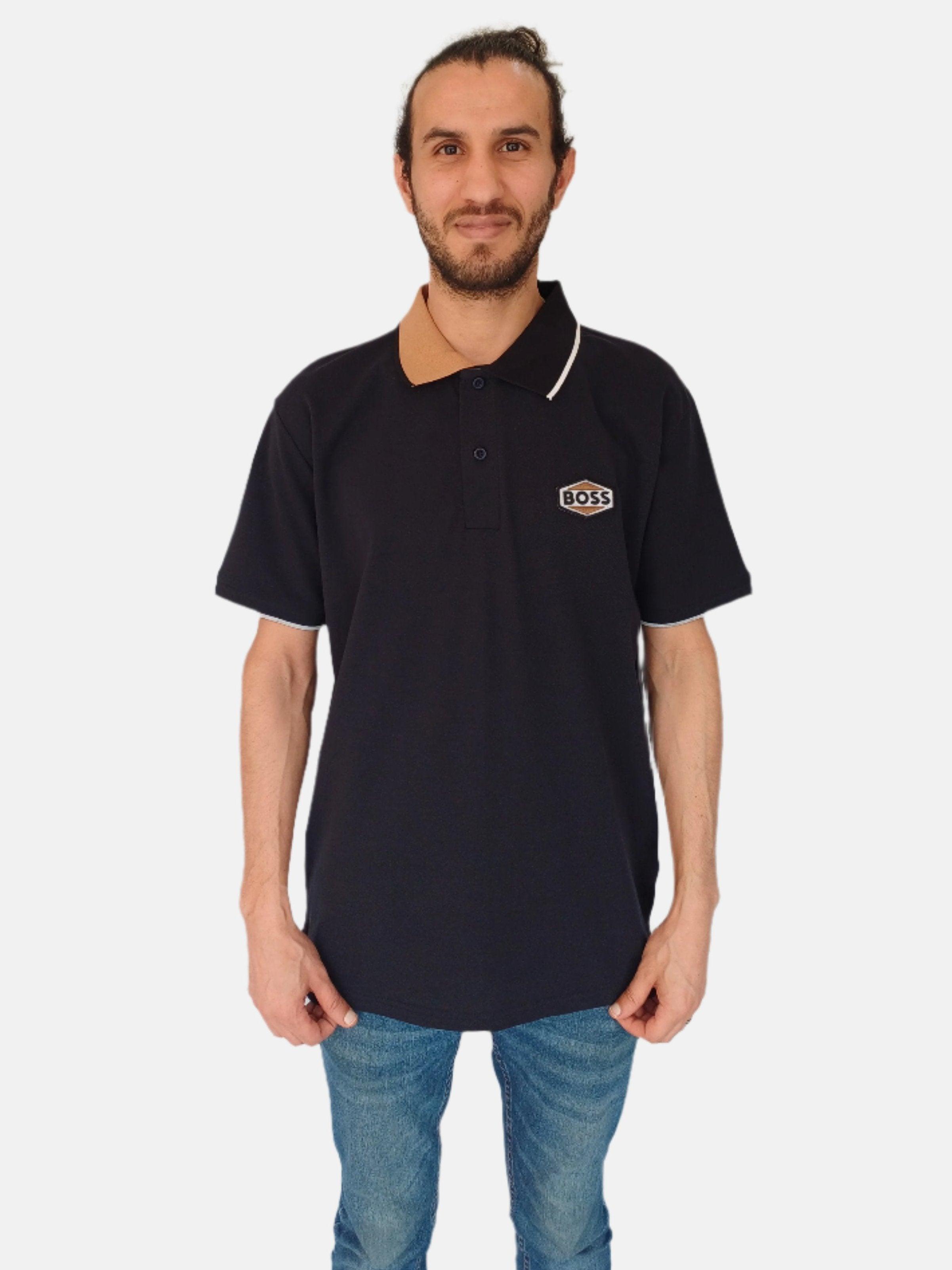 XL-Navy Parlay Boss Polo T-shirt 50488275