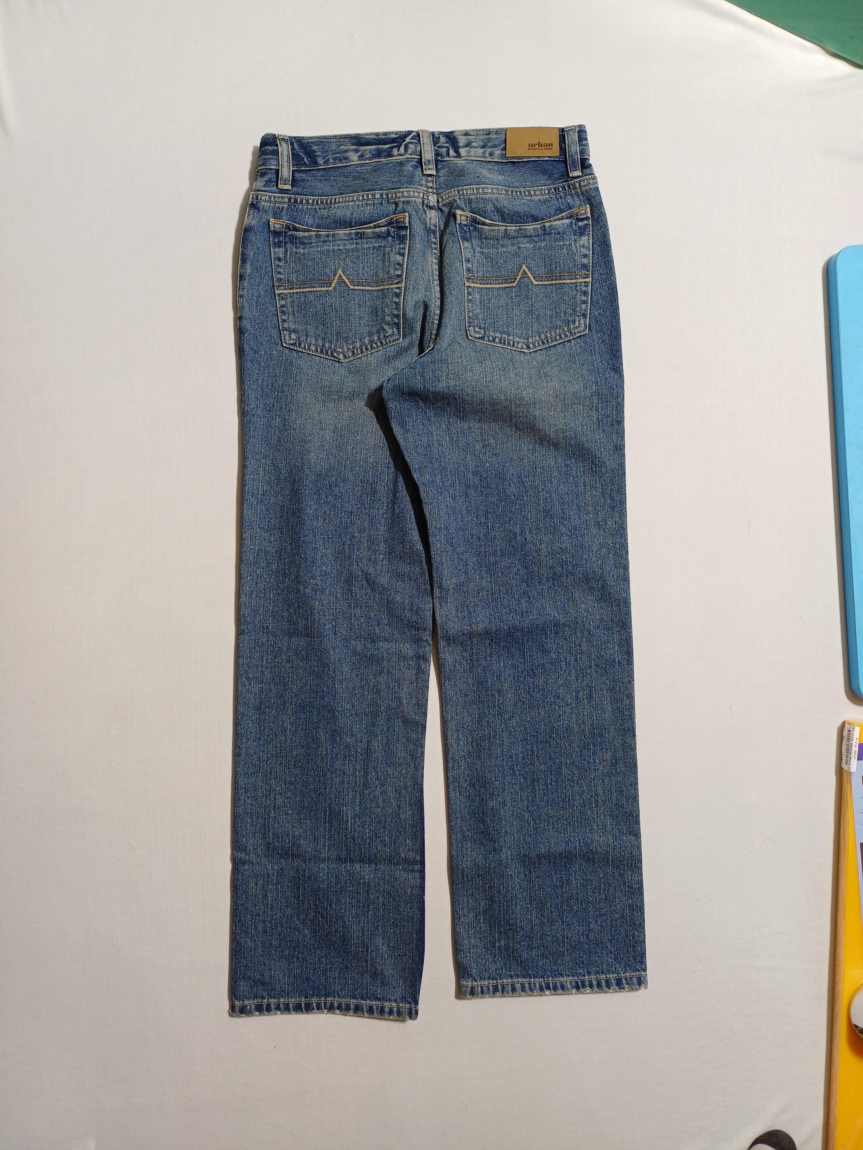 بنطلون جينز للأولاد من URBAN PIPELINE مقاس 16-REG باللون الأسود