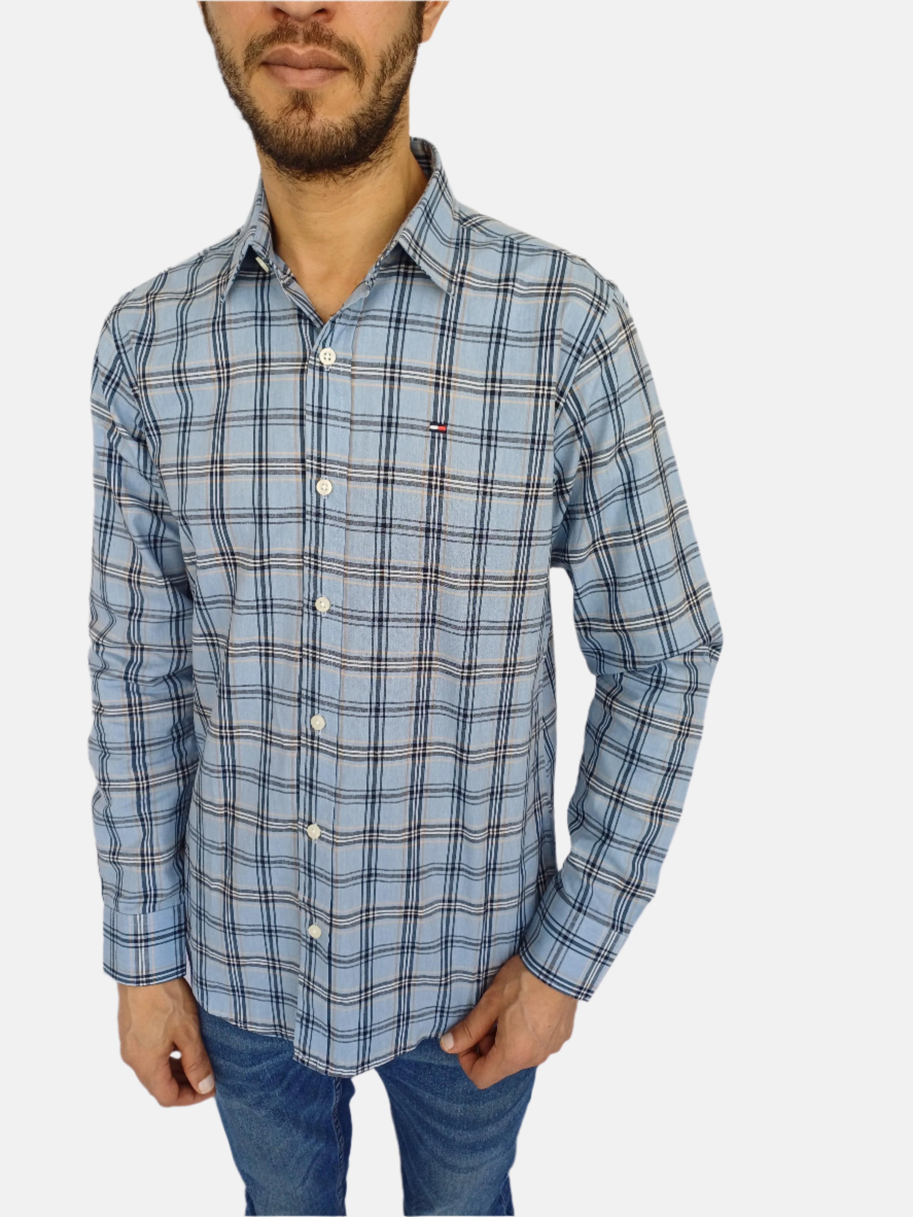 Blue check Tommy Hilfiger Men Shirt